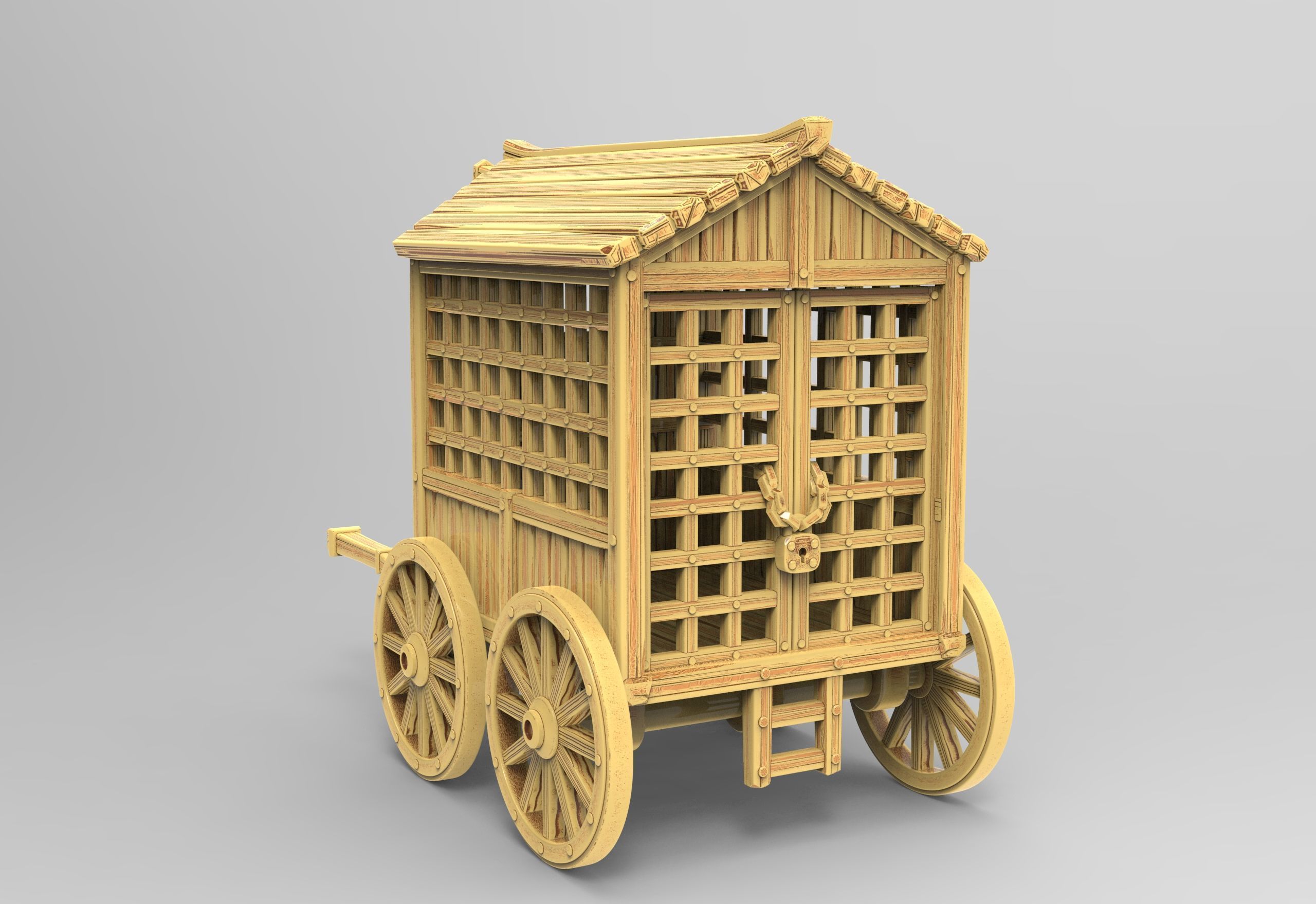 Prison Wagon 3D print model_4