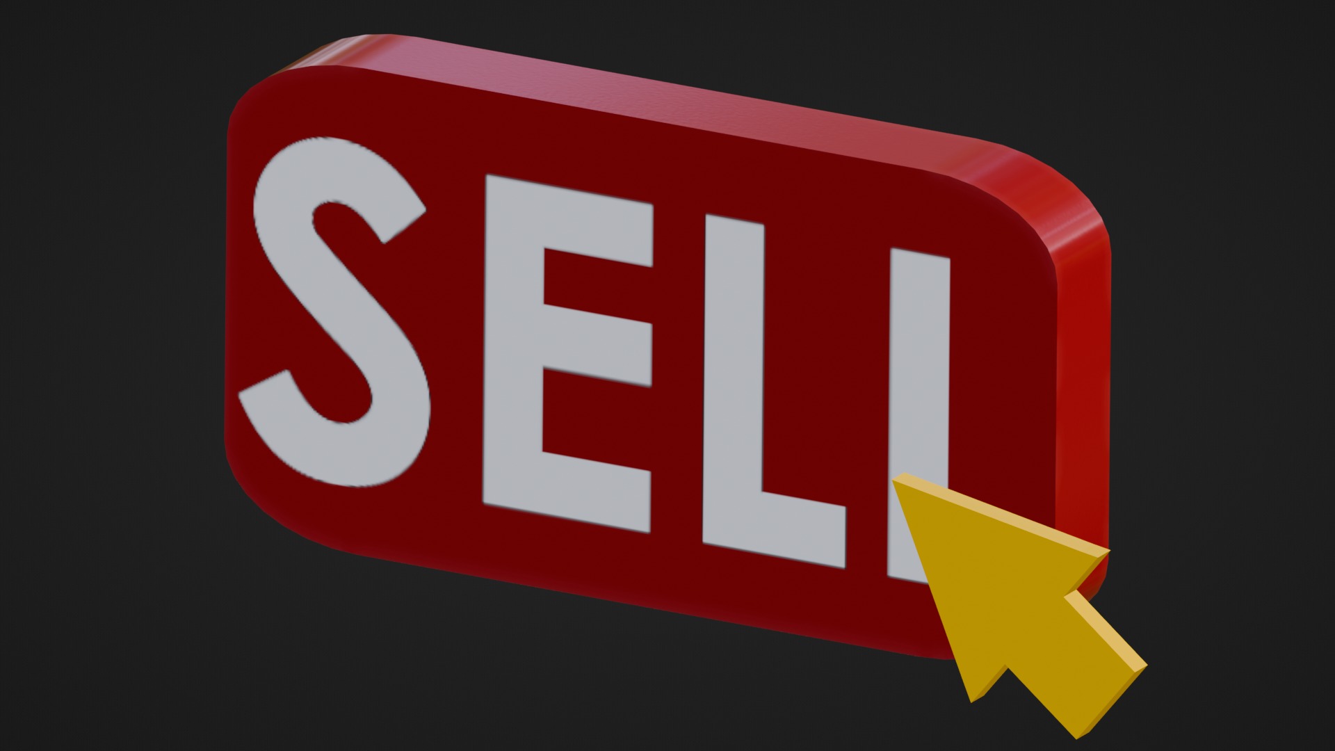 Marketing Icons - Sell Icon Low-poly 3D model_3