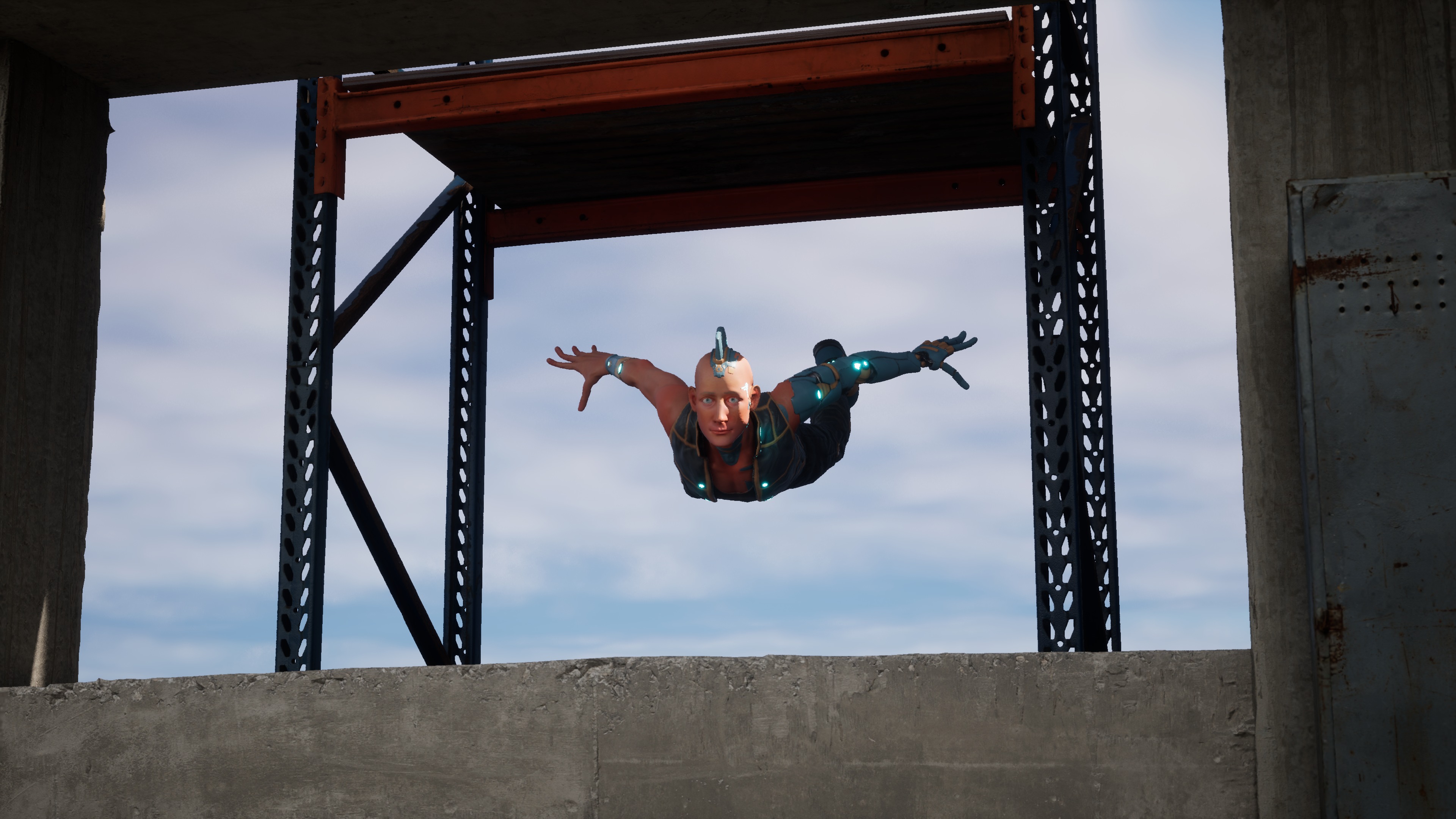 Cyberpunk in Motion Low-poly 3D model_17