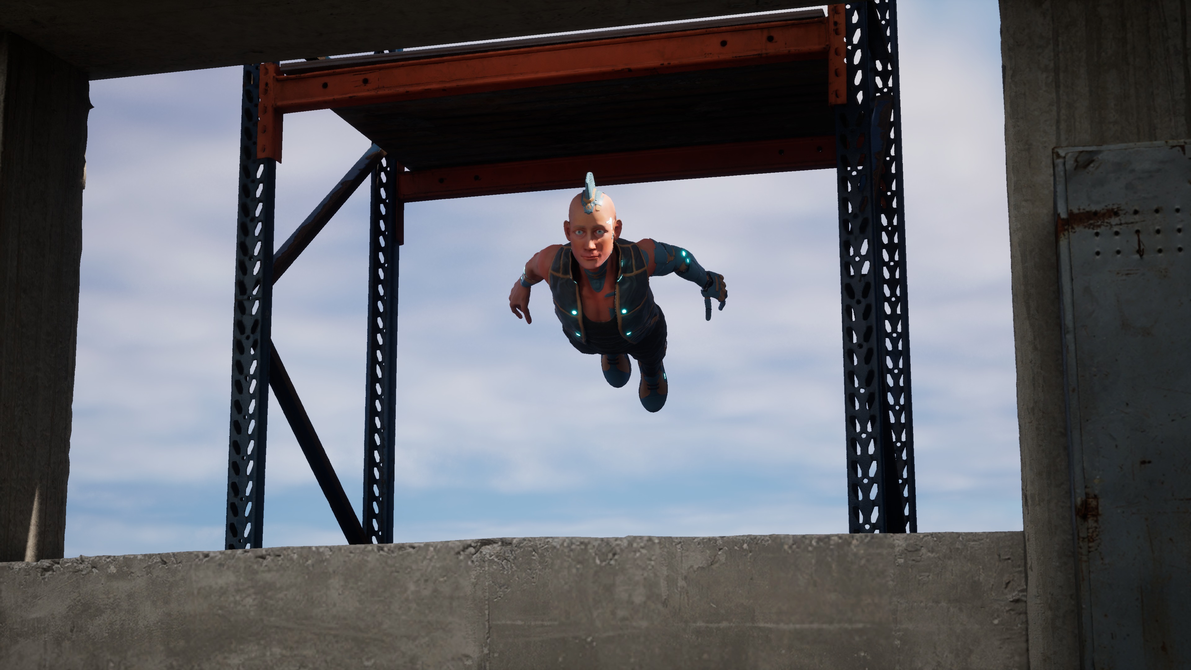 Cyberpunk in Motion Low-poly 3D model_14