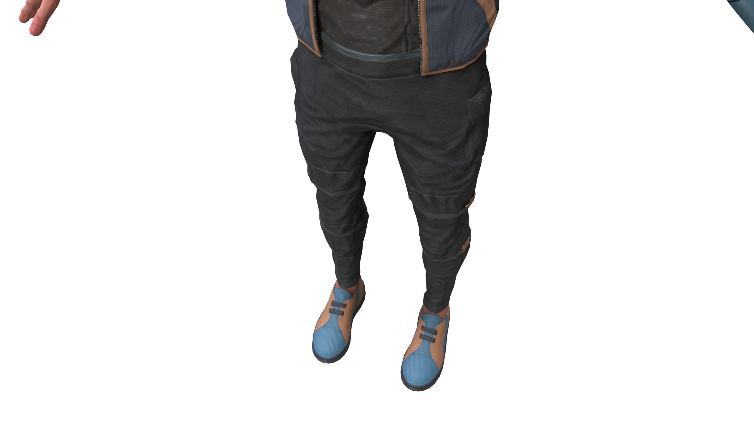 Cyberpunk in Motion Low-poly 3D model_31