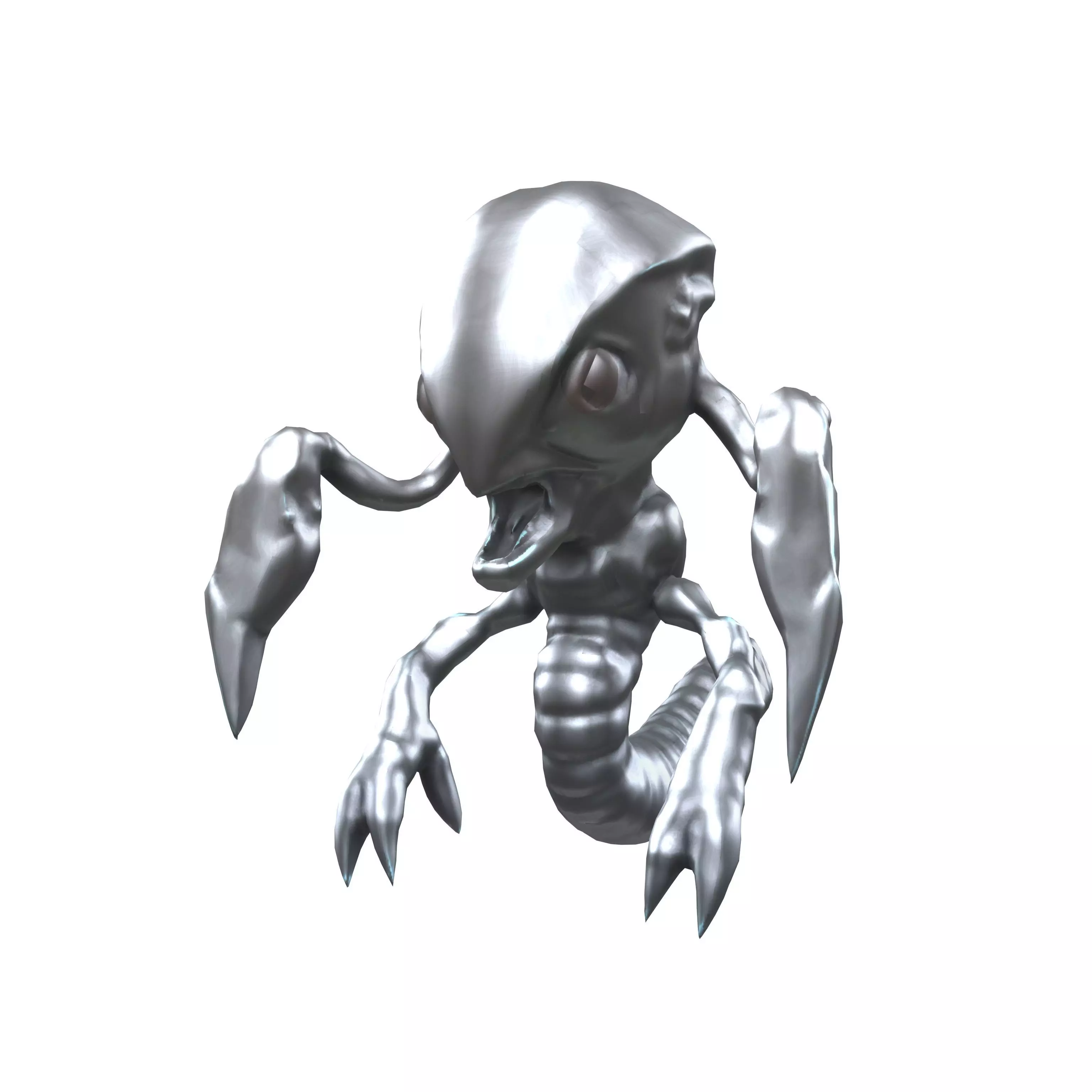 Aliens Monster v4 001 Low-poly 3D model_0