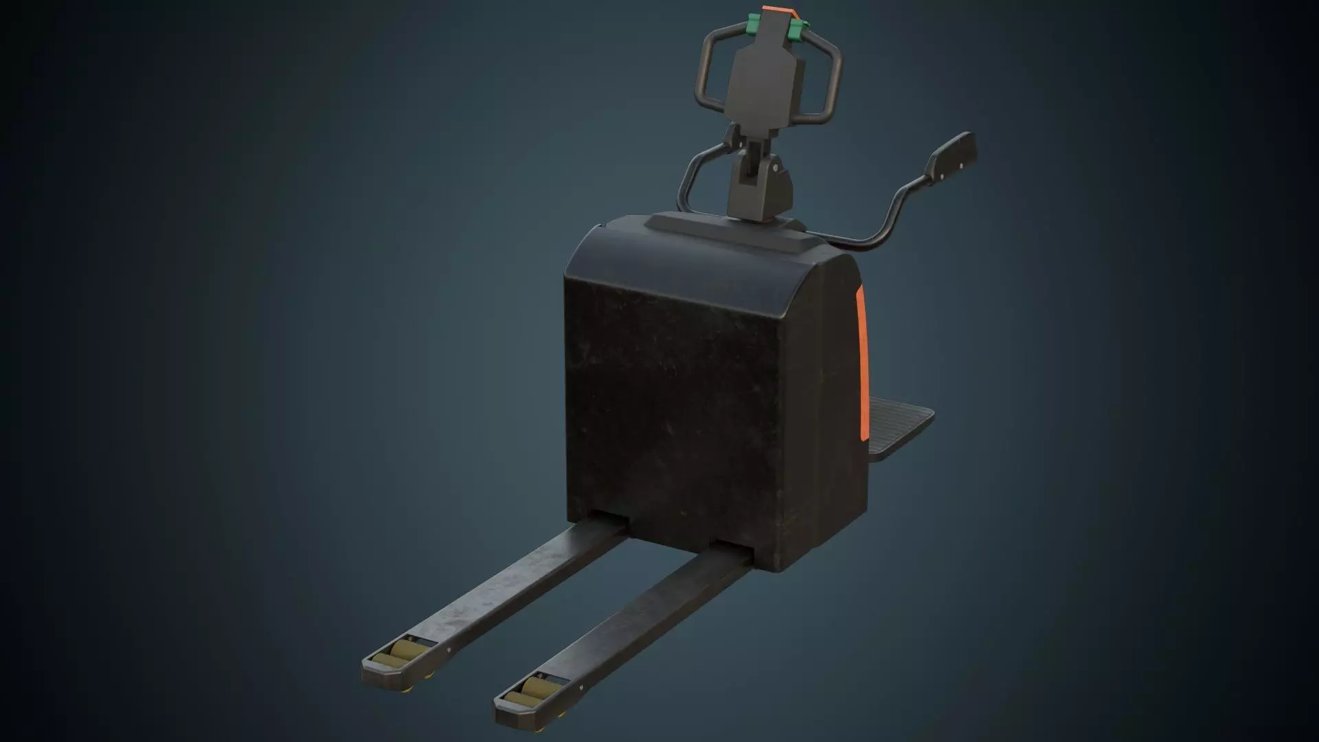 Rider Stacker 1B Low-poly 3D model_0