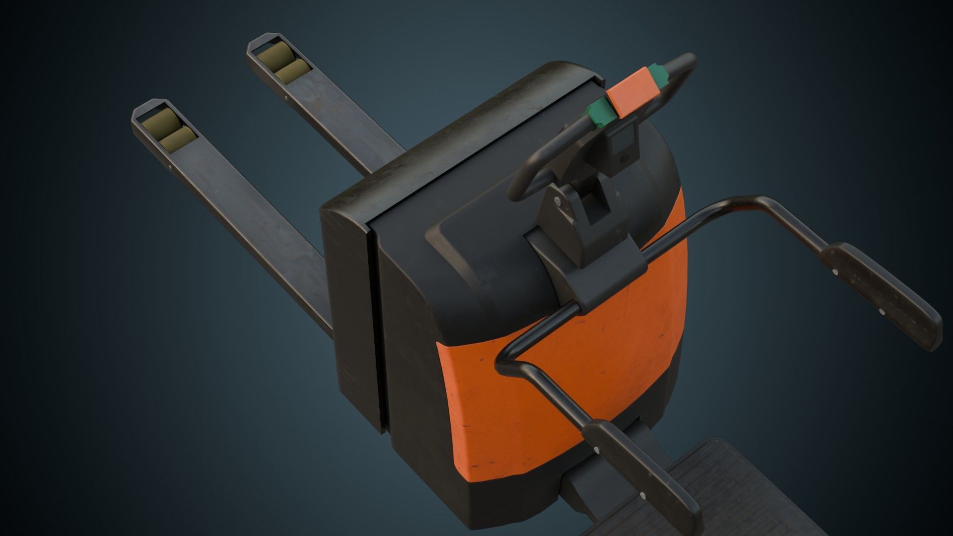 Rider Stacker 1B Low-poly 3D model_5