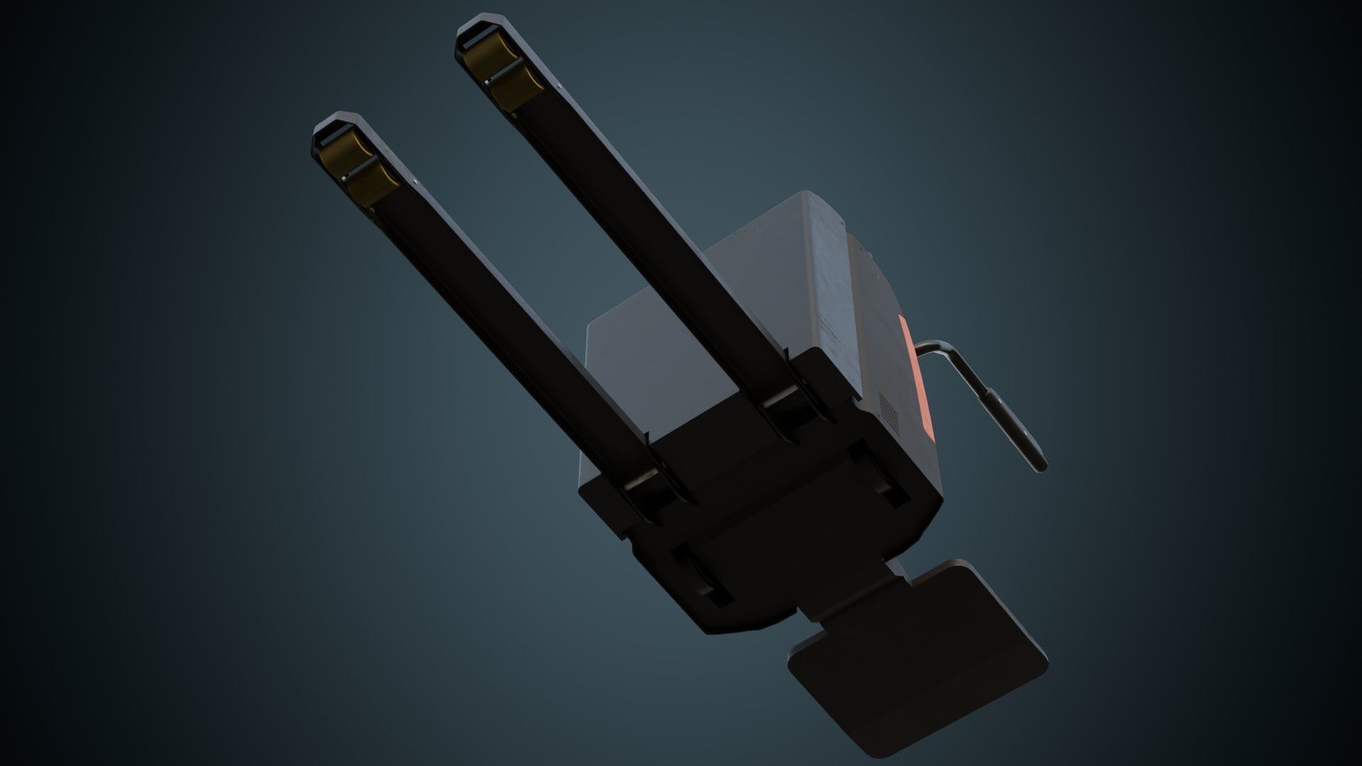 Rider Stacker 1B Low-poly 3D model_4