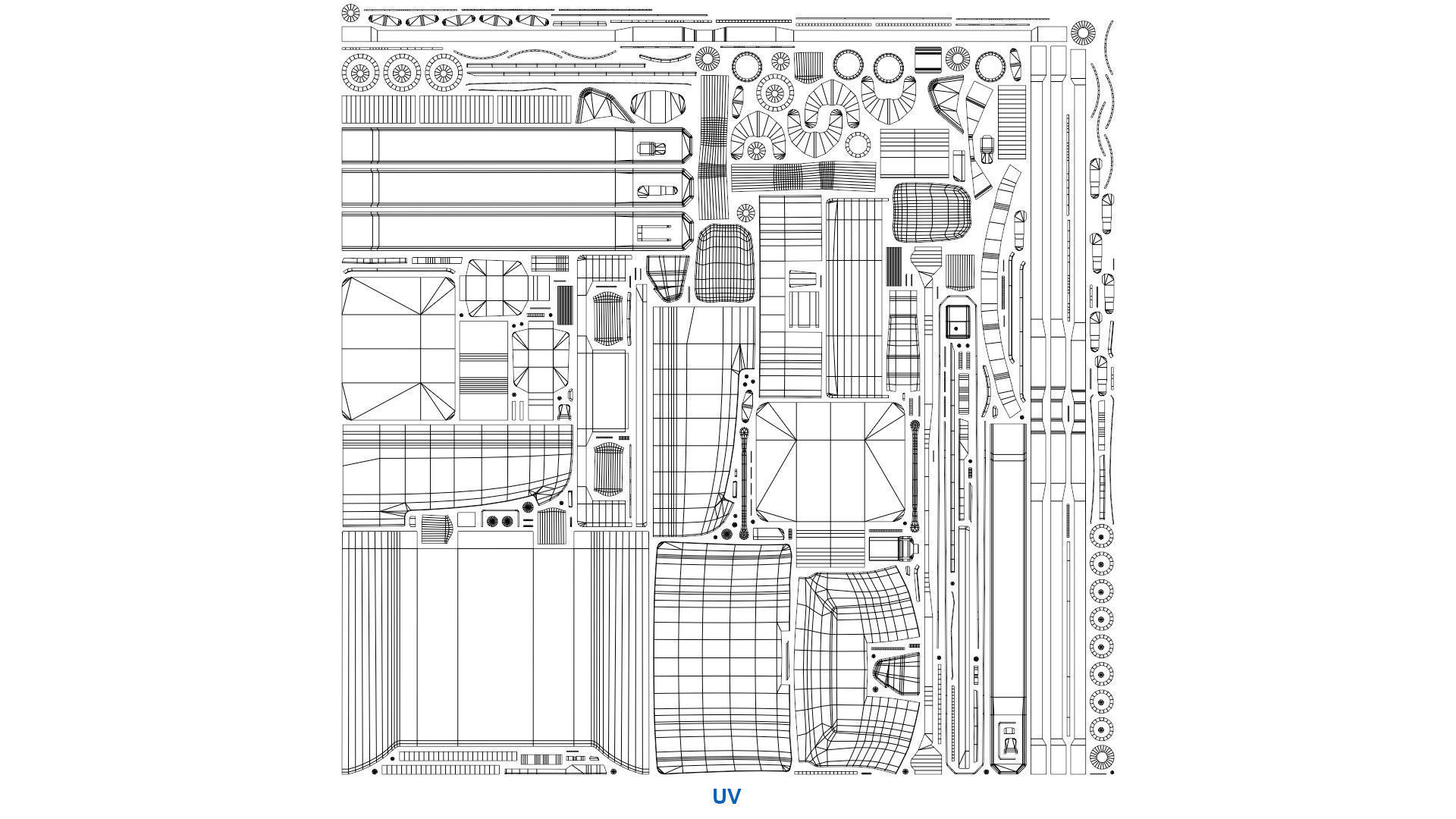 Rider Stacker 1B Low-poly 3D model_8