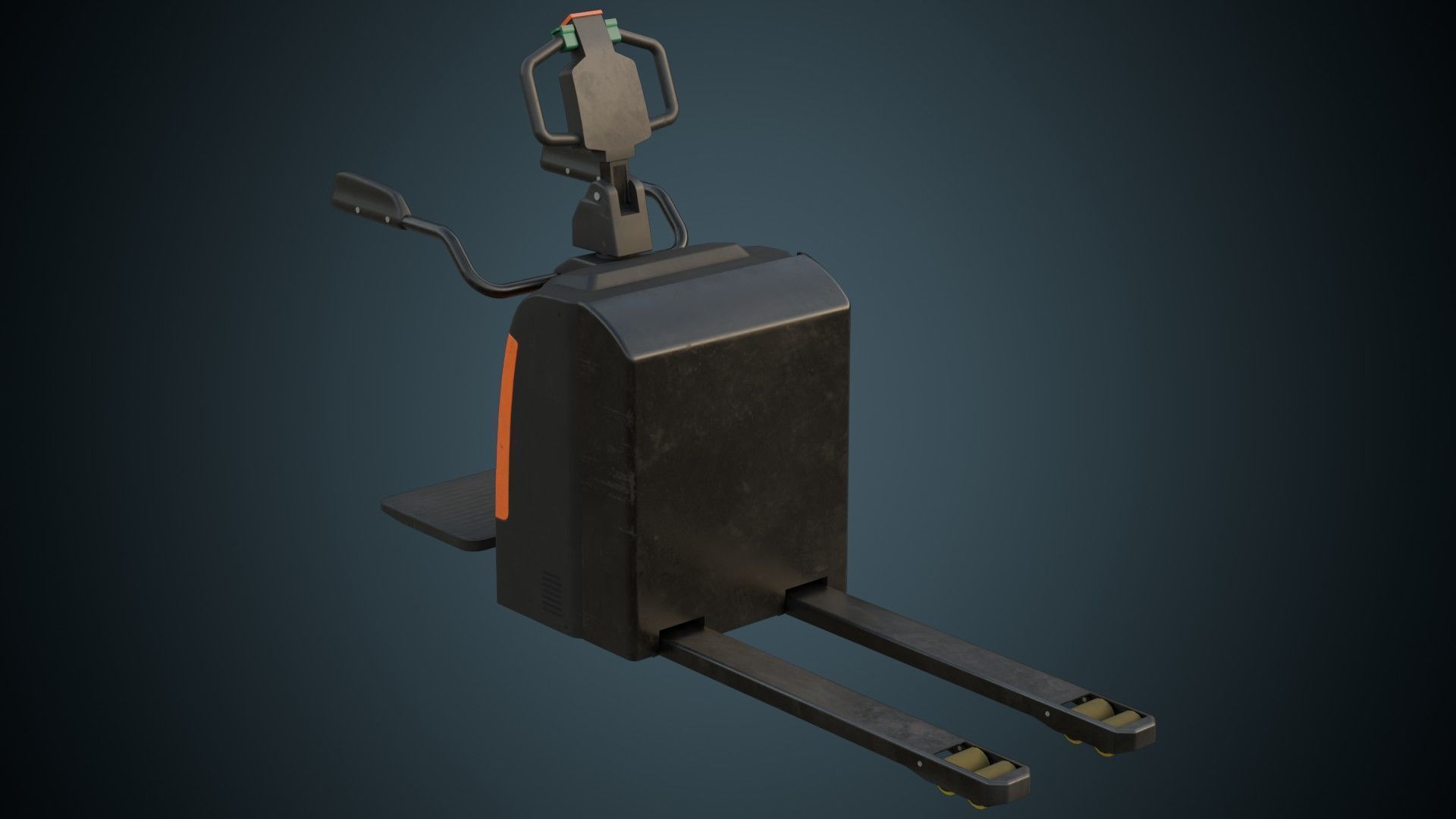 Rider Stacker 1B Low-poly 3D model_1