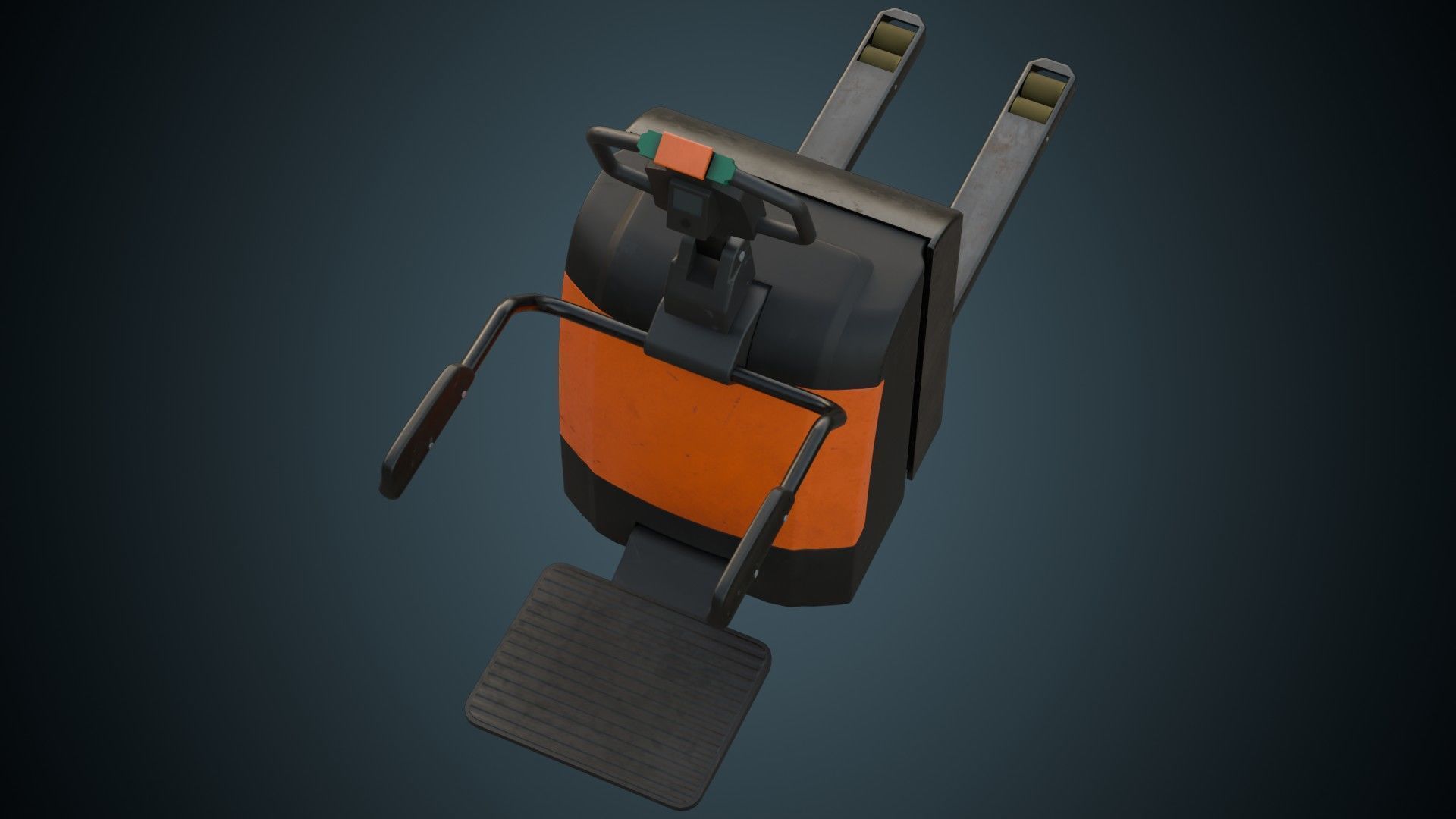 Rider Stacker 1B Low-poly 3D model_2