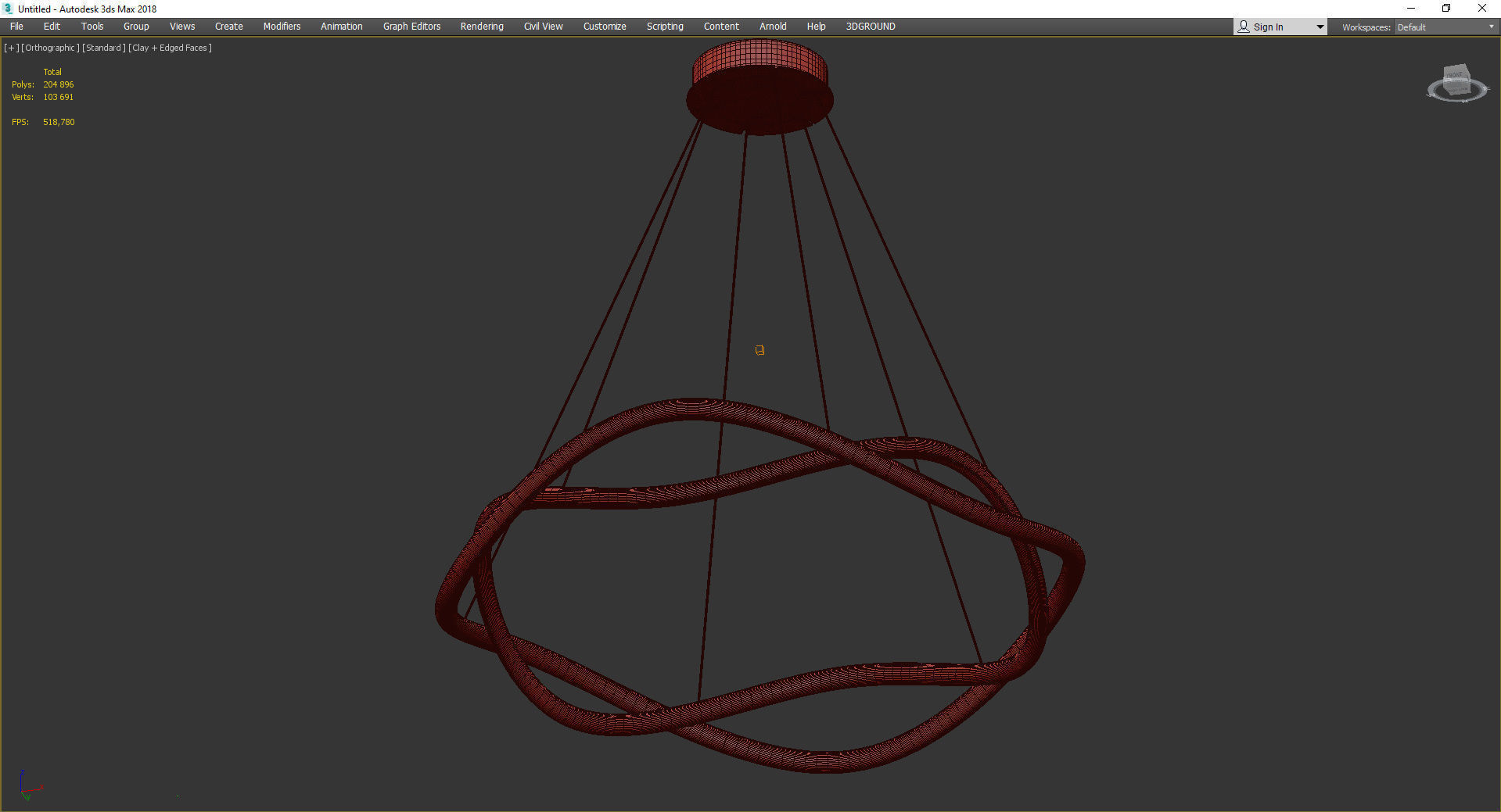 PORTAL Low-poly 3D model_3