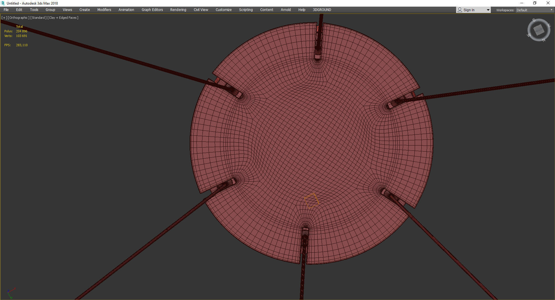 PORTAL Low-poly 3D model_4