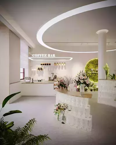 Cat Cafe Interior Design