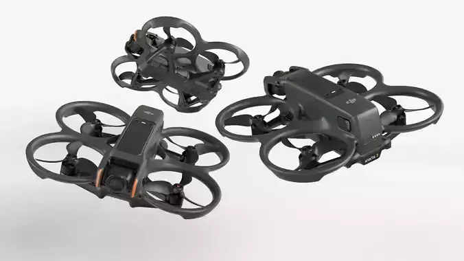 DJI Avata 2 2024 Drone 3D model