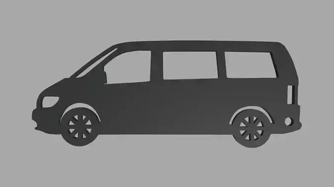 Mercedes Benz W638 Vito Key Ring