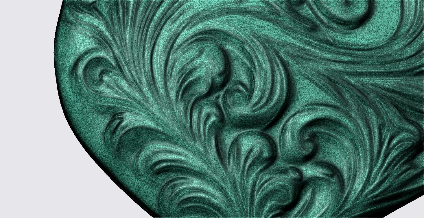 Heart Ornament 3D print model_5