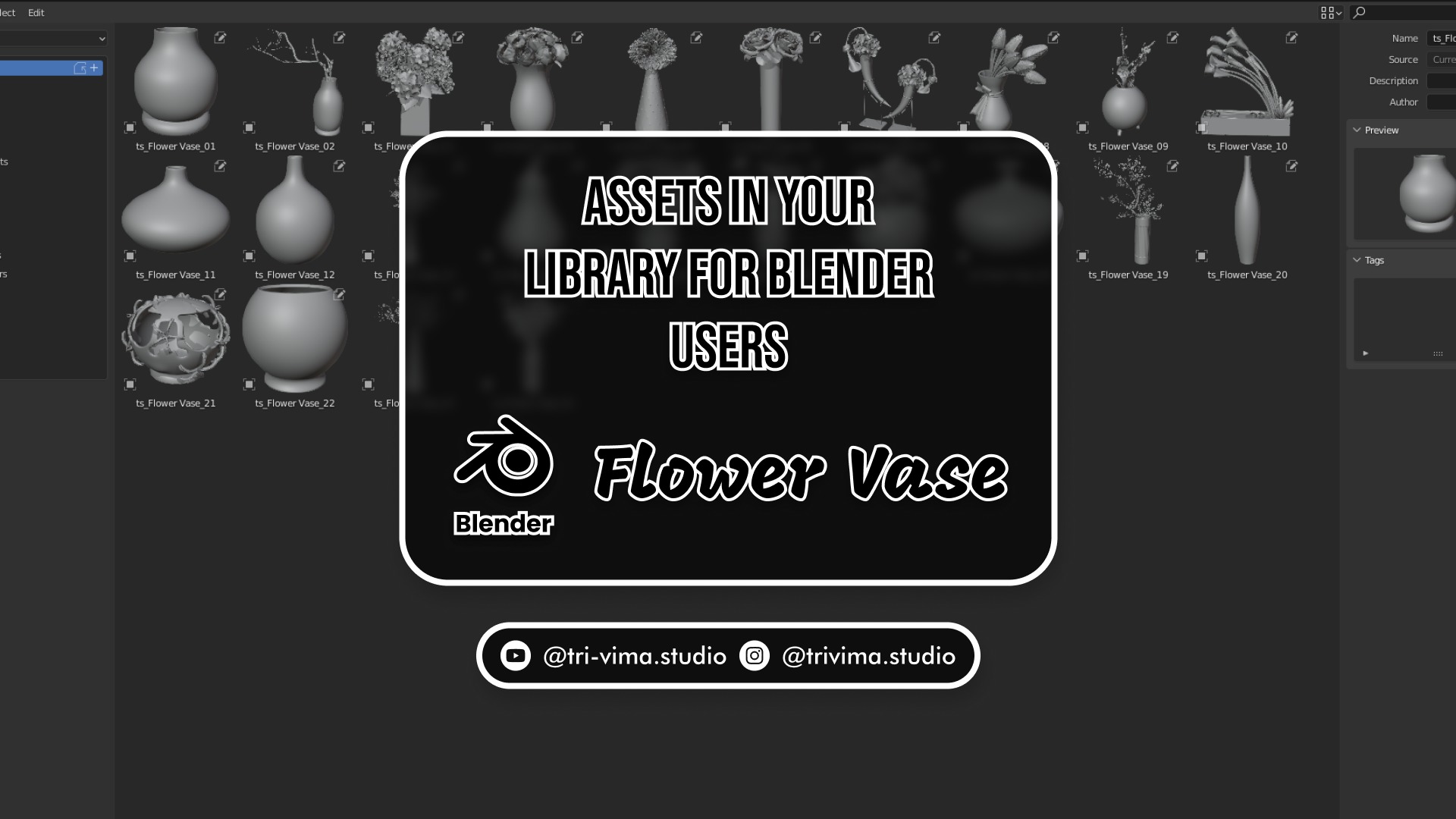 Assets in Your Library for Blender Users 3D model_14