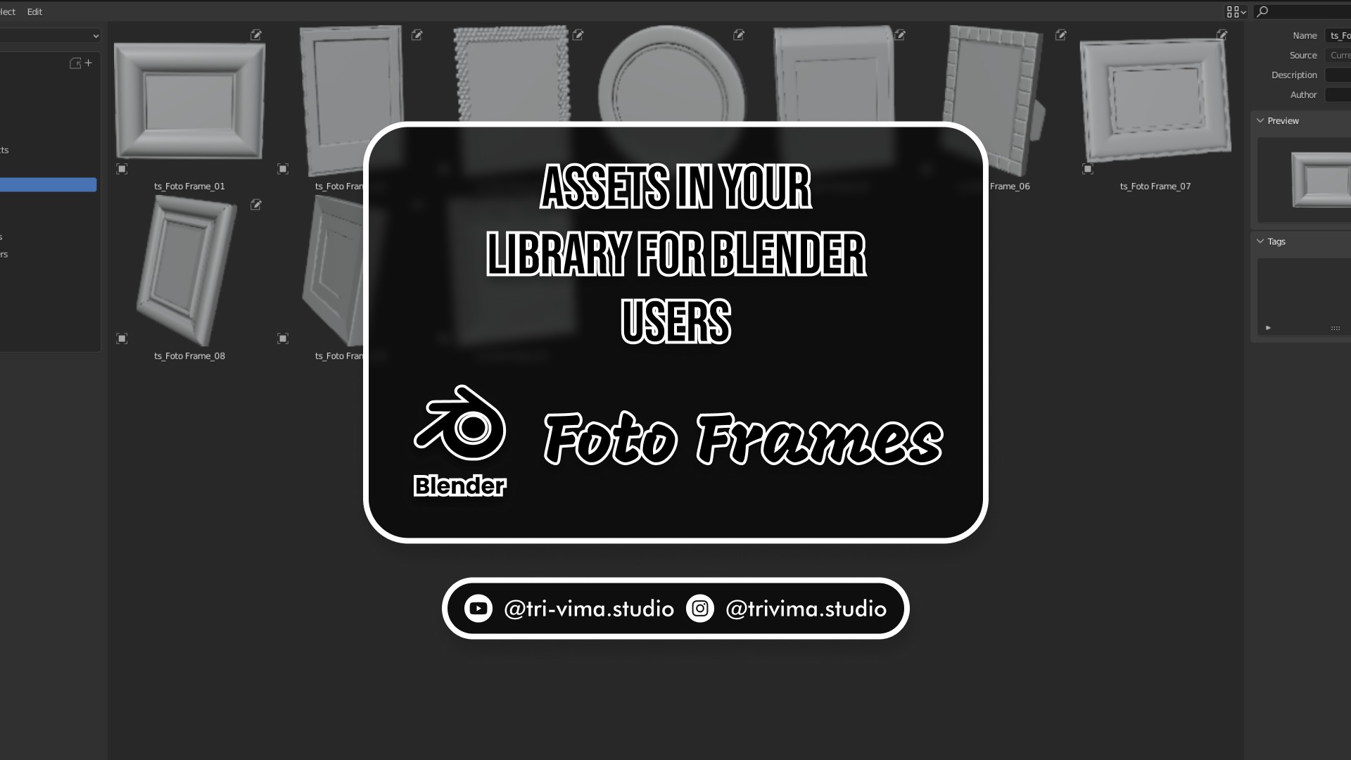 Assets in Your Library for Blender Users 3D model_5