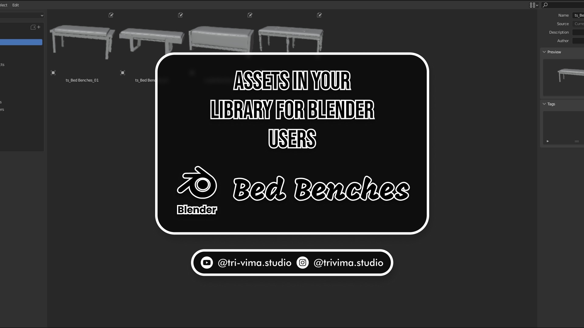 Assets in Your Library for Blender Users 3D model_6