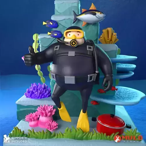 Dave The Diver 3D print model