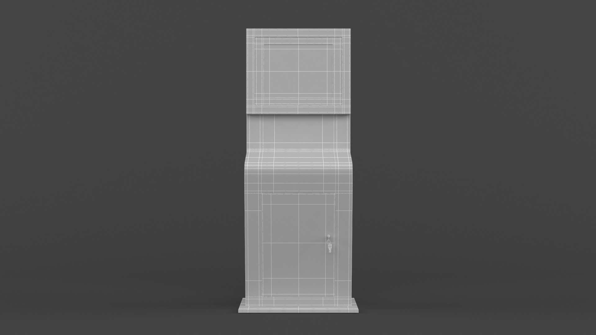 Electronic Kiosk 3D model_7