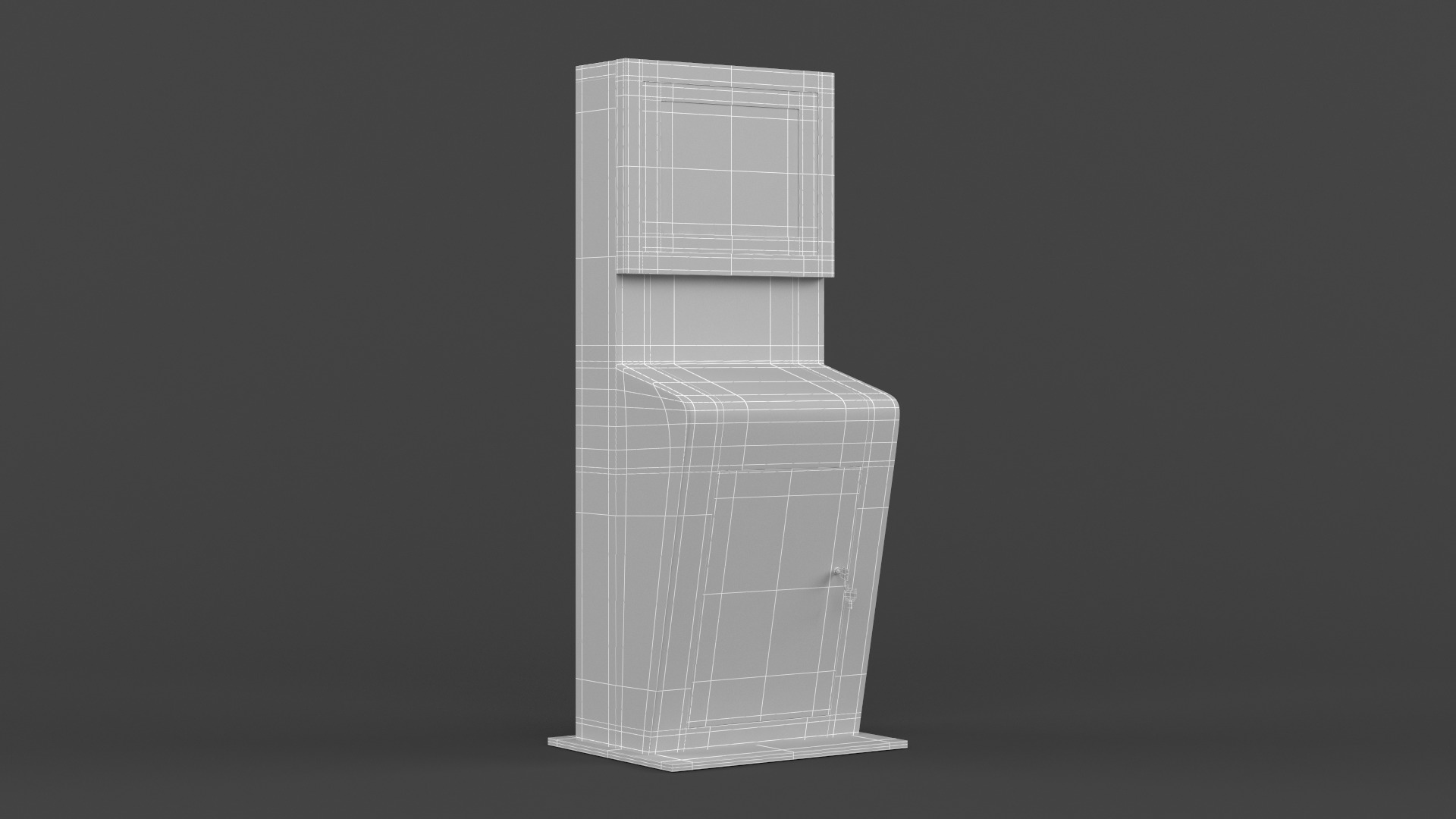 Electronic Kiosk 3D model_11