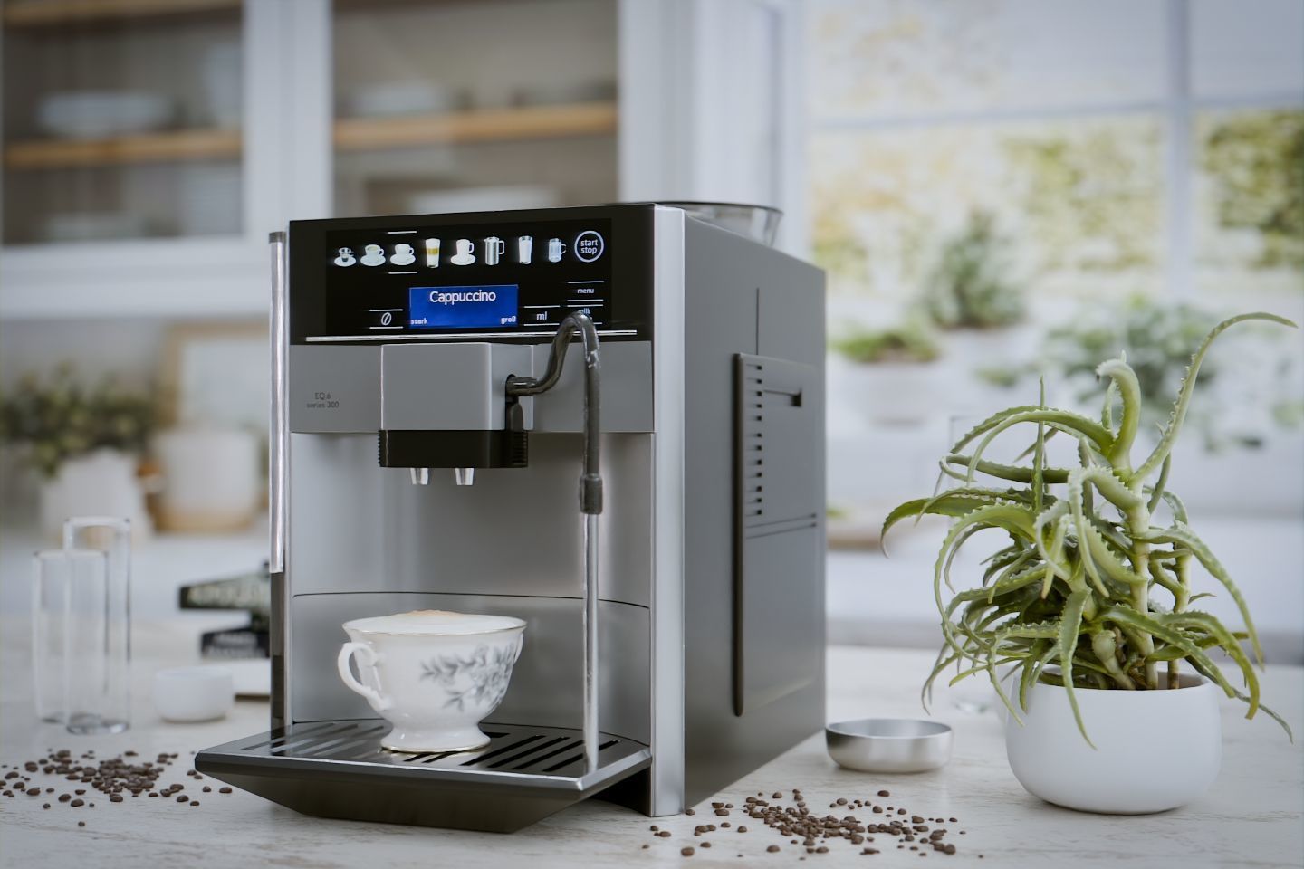 Coffe Maker Product Viz Low-poly 3D model_2