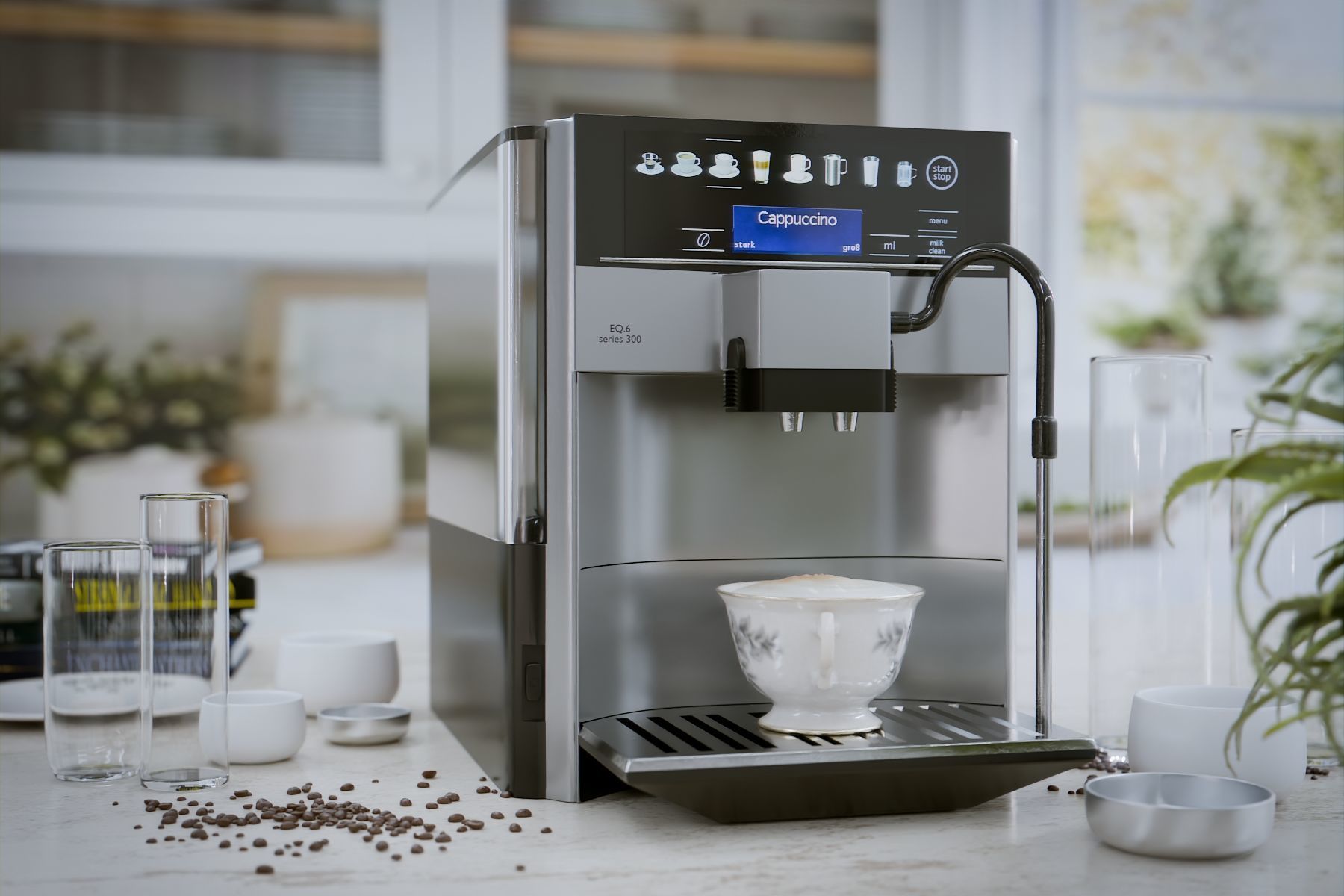 Coffe Maker Product Viz Low-poly 3D model_3