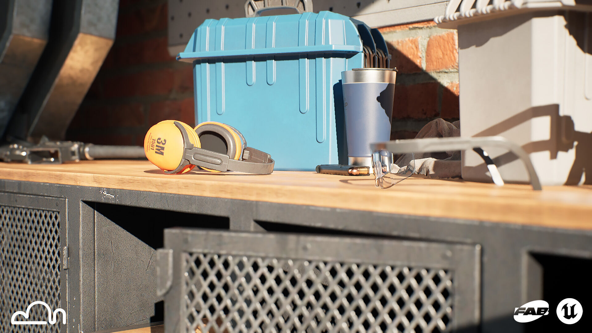 Shooting Range - Unreal 5 - Lumen Low-poly 3D model_7