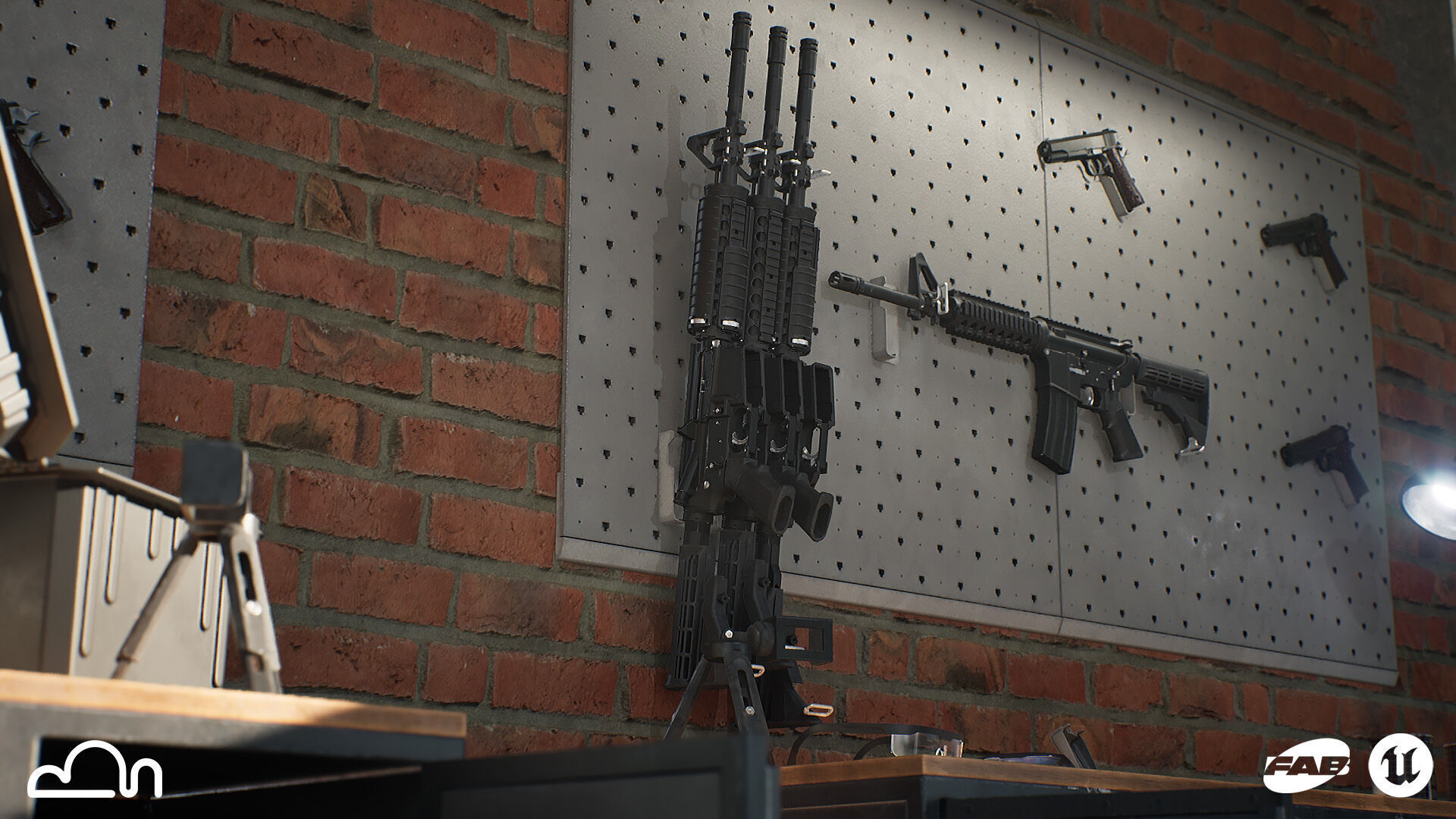 Shooting Range - Unreal 5 - Lumen Low-poly 3D model_6