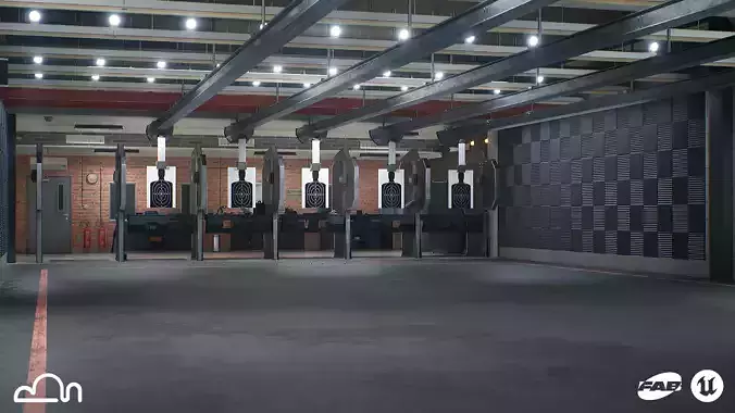 Shooting Range - Unreal 5 - Lumen