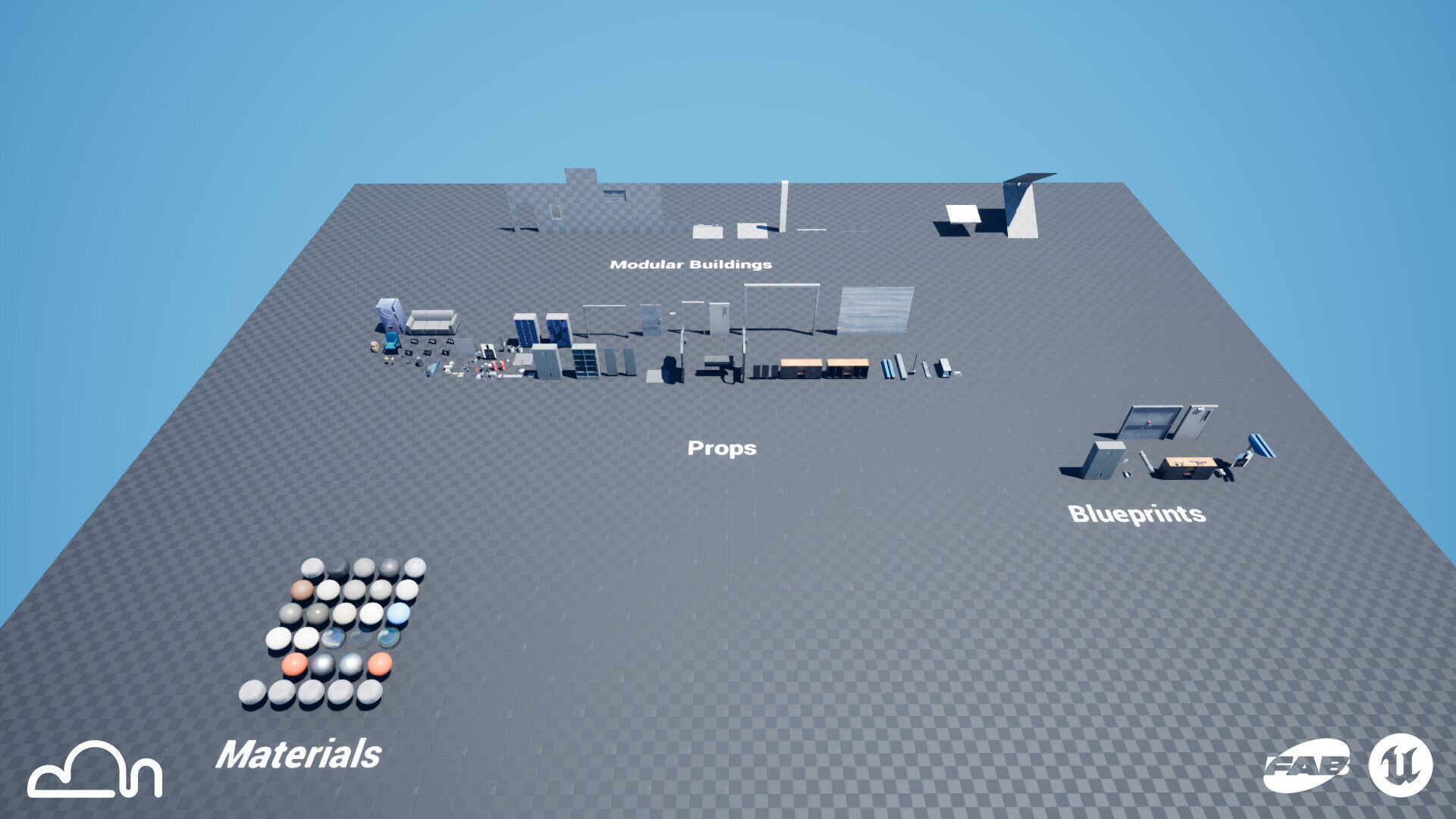 Shooting Range - Unreal 5 - Lumen Low-poly 3D model_16