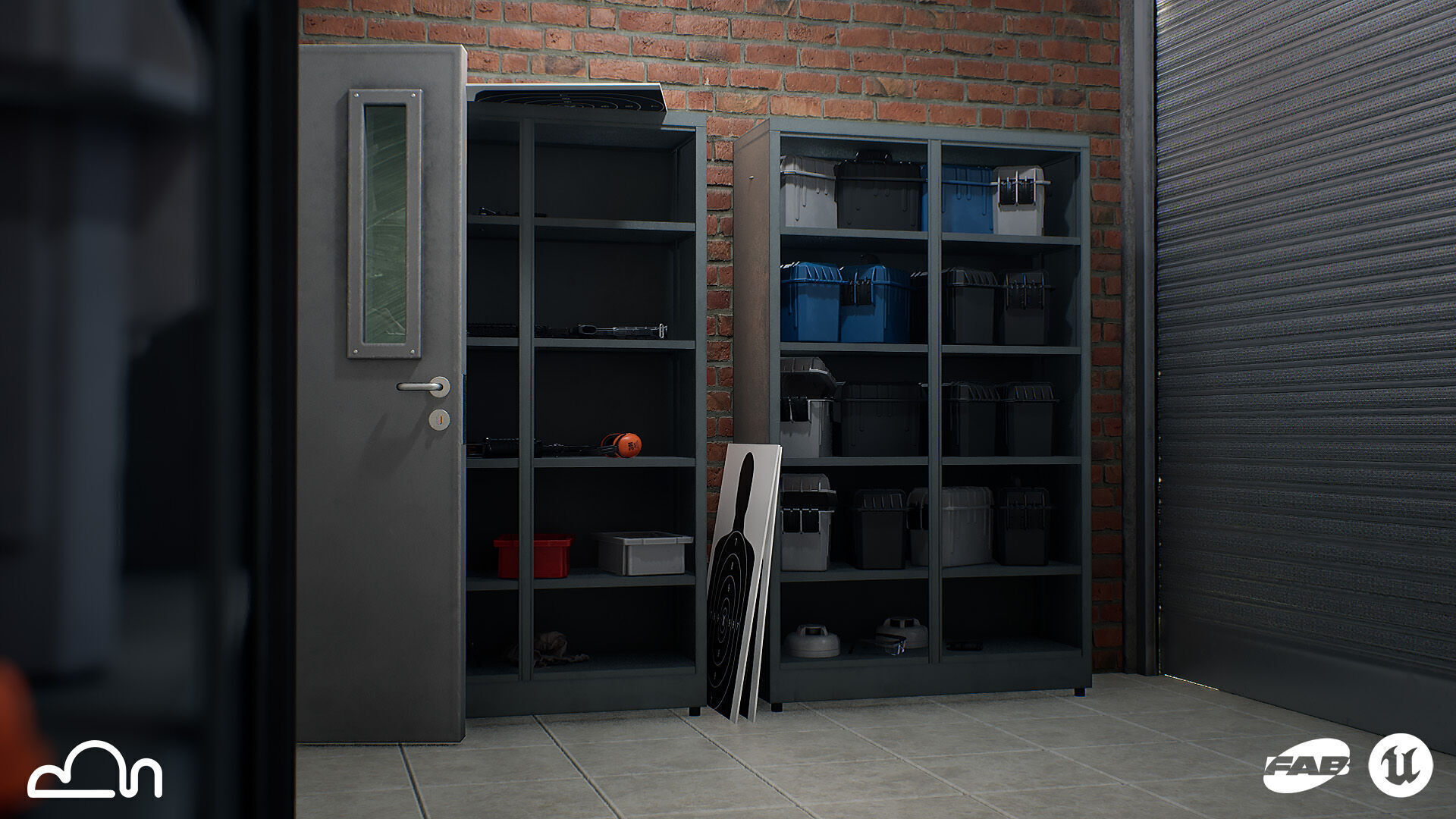 Shooting Range - Unreal 5 - Lumen Low-poly 3D model_12