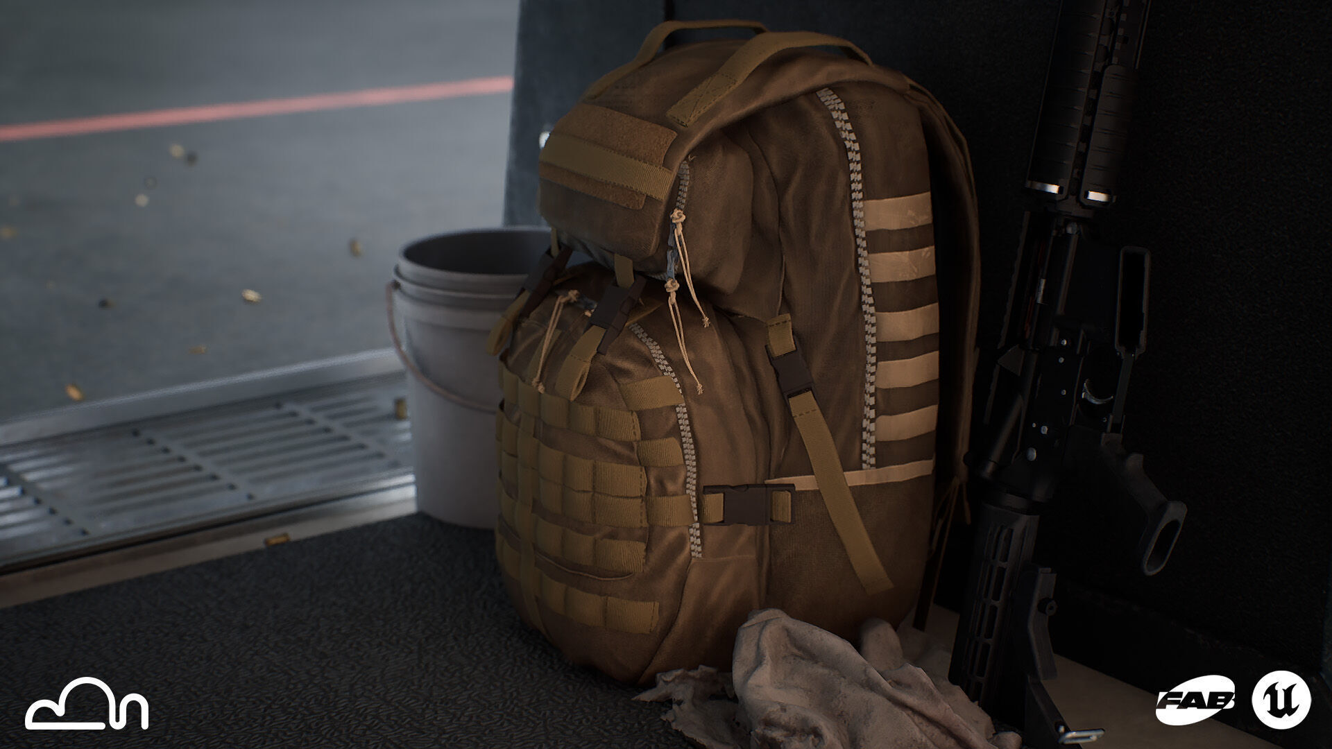 Shooting Range - Unreal 5 - Lumen Low-poly 3D model_8