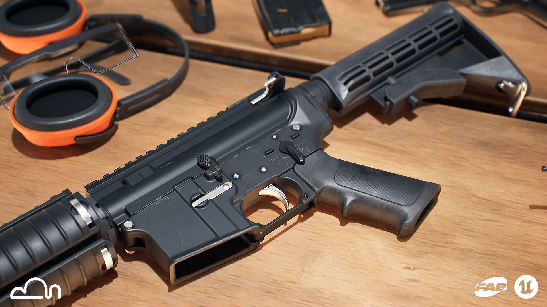 Shooting Range - Unreal 5 - Lumen Low-poly 3D model_10