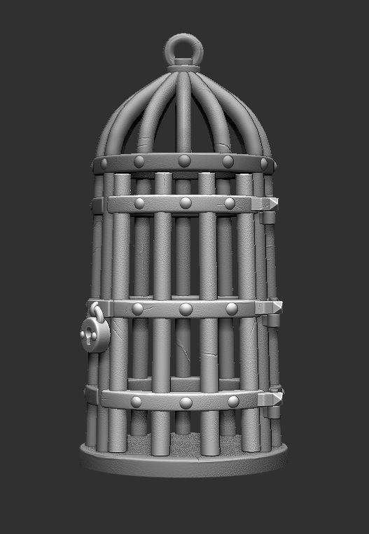 Hanging Cage for Prisoners 3D print model_2