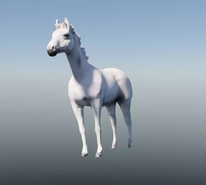White Horse Free 3D model