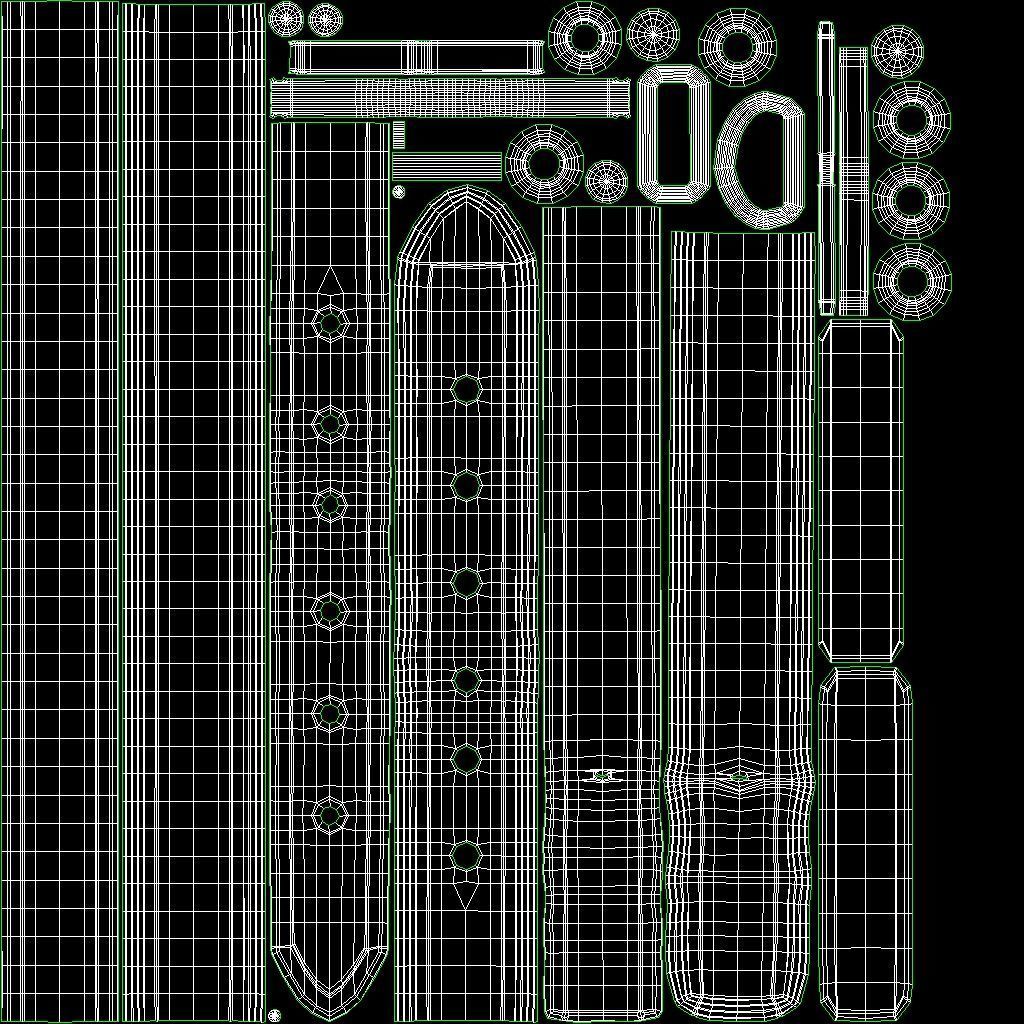 Dog Collar Low-poly 3D model_14