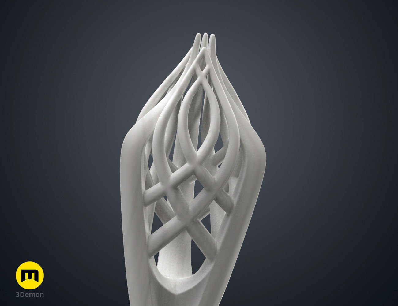 Gandalf the White Staff 3D print model_16