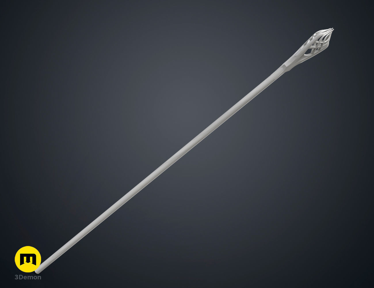Gandalf the White Staff 3D print model_7