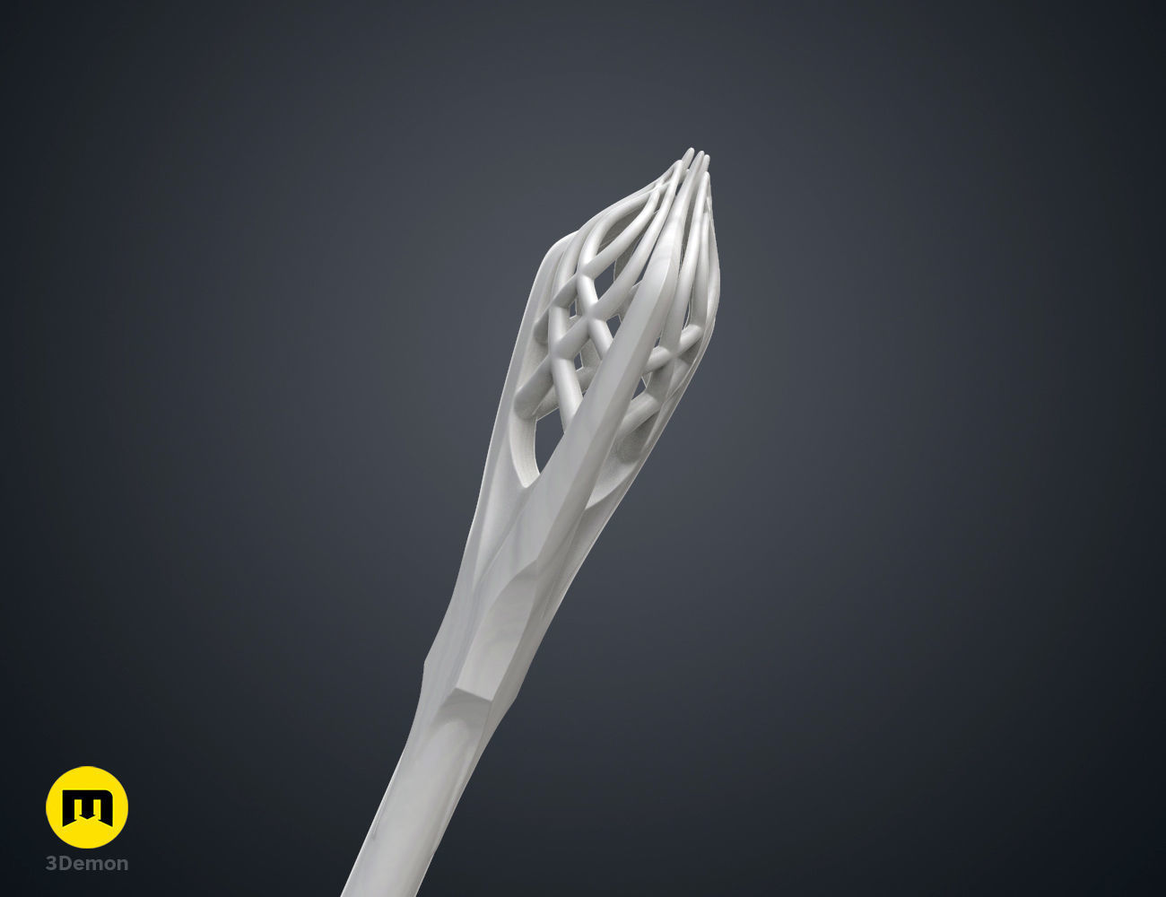 Gandalf the White Staff 3D print model_8