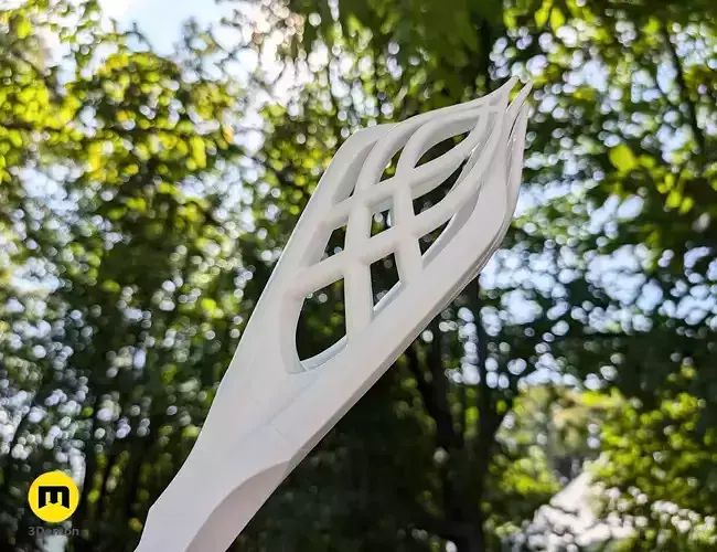 Gandalf the White Staff 3D print model
