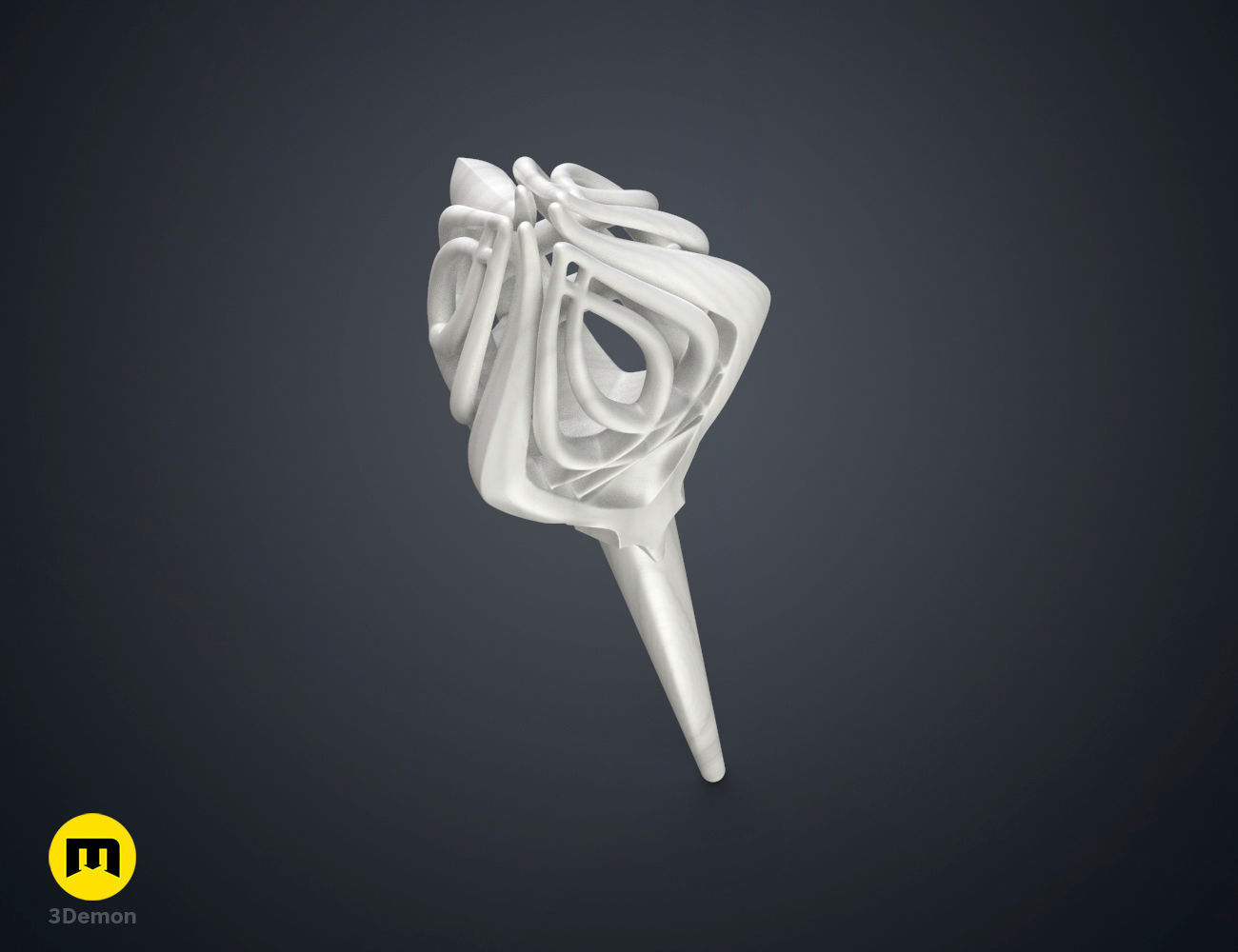 Gandalf the White Staff 3D print model_14