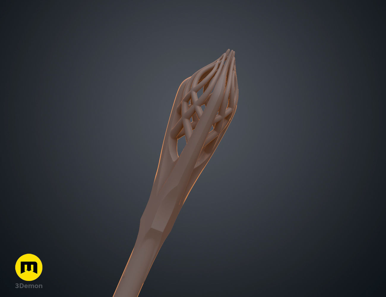 Gandalf the White Staff 3D print model_10