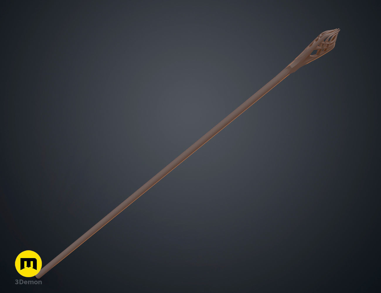 Gandalf the White Staff 3D print model_11
