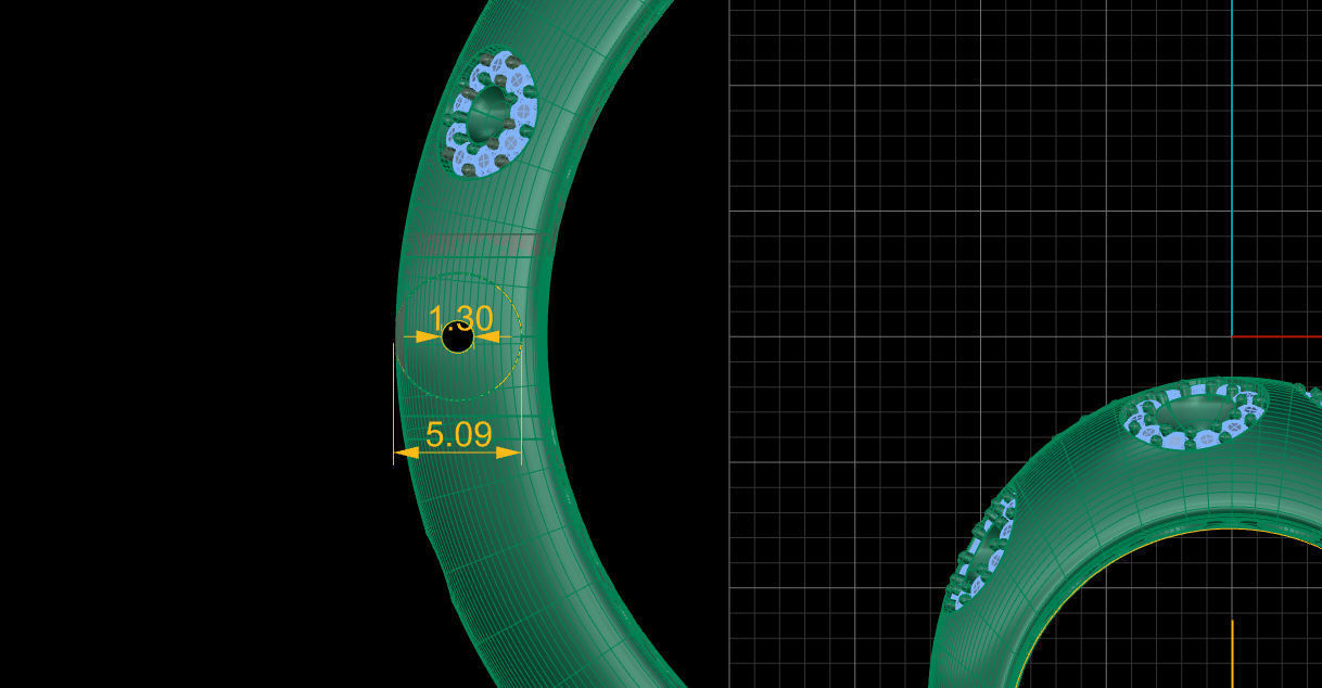 Bracelet and ring 3D print model_20