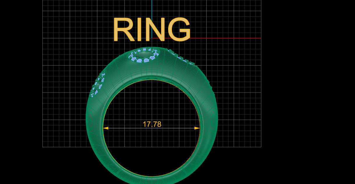 Bracelet and ring 3D print model_8