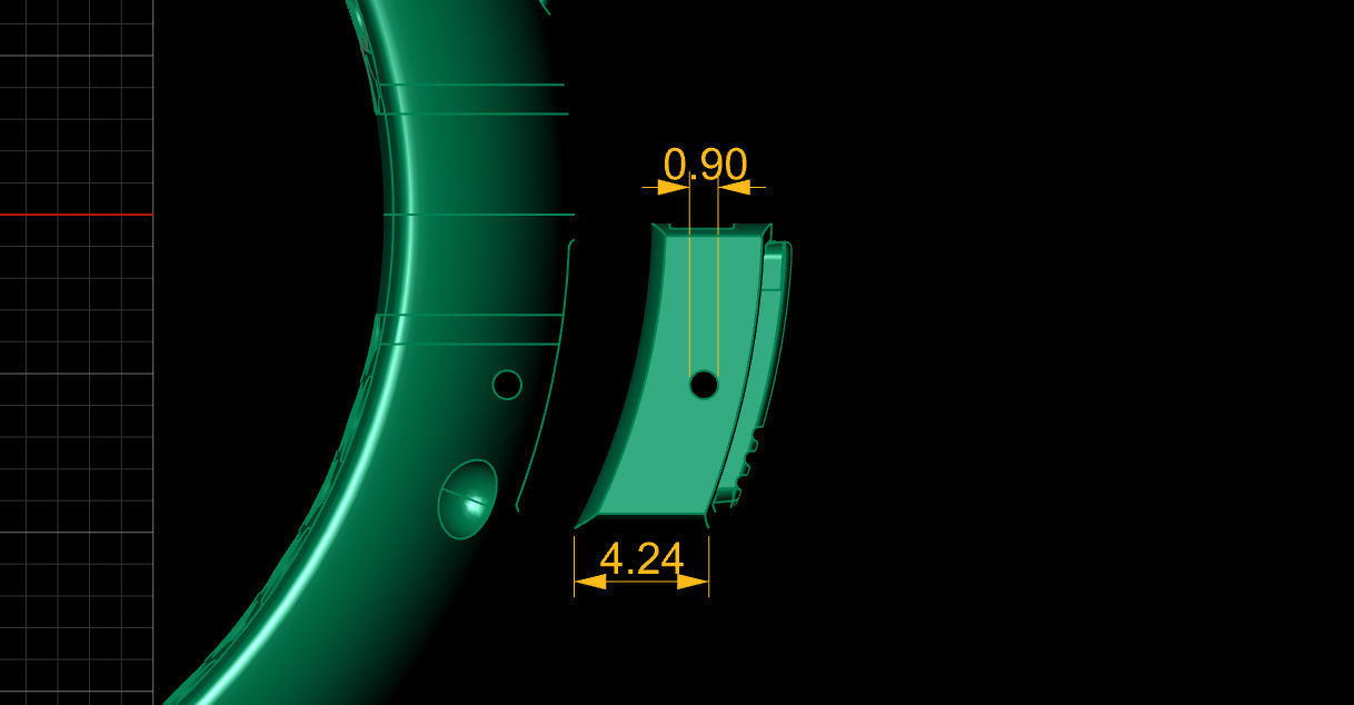 Bracelet and ring 3D print model_18