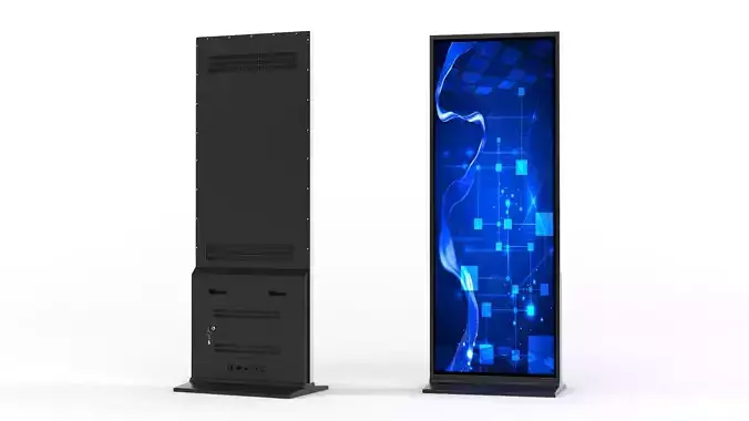 Electronic Kiosk 3D model