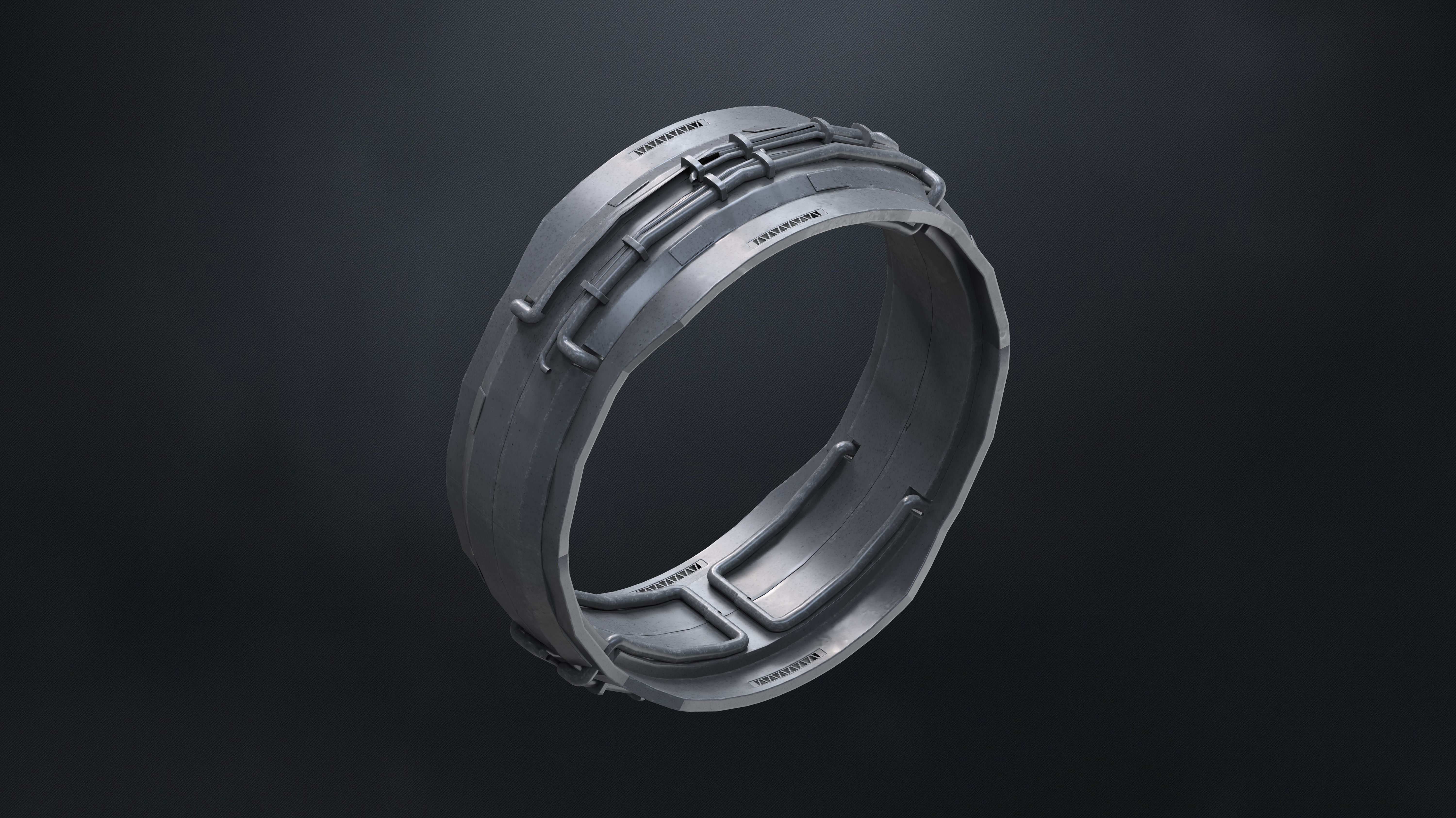 25 SUB-D Megascale Architectural Kitbash Elements Vol I 3D model_11