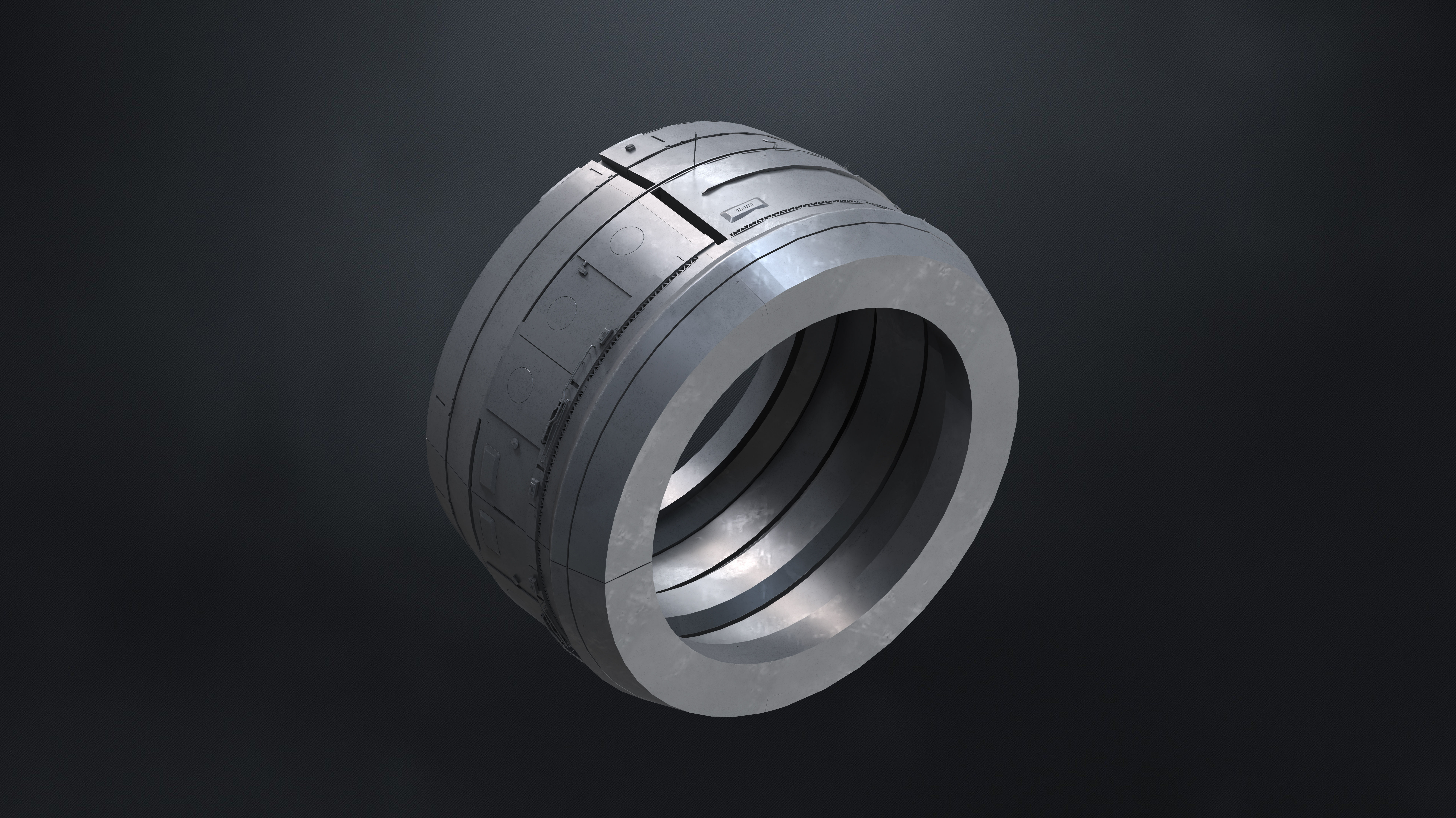 25 SUB-D Megascale Architectural Kitbash Elements Vol I 3D model_13