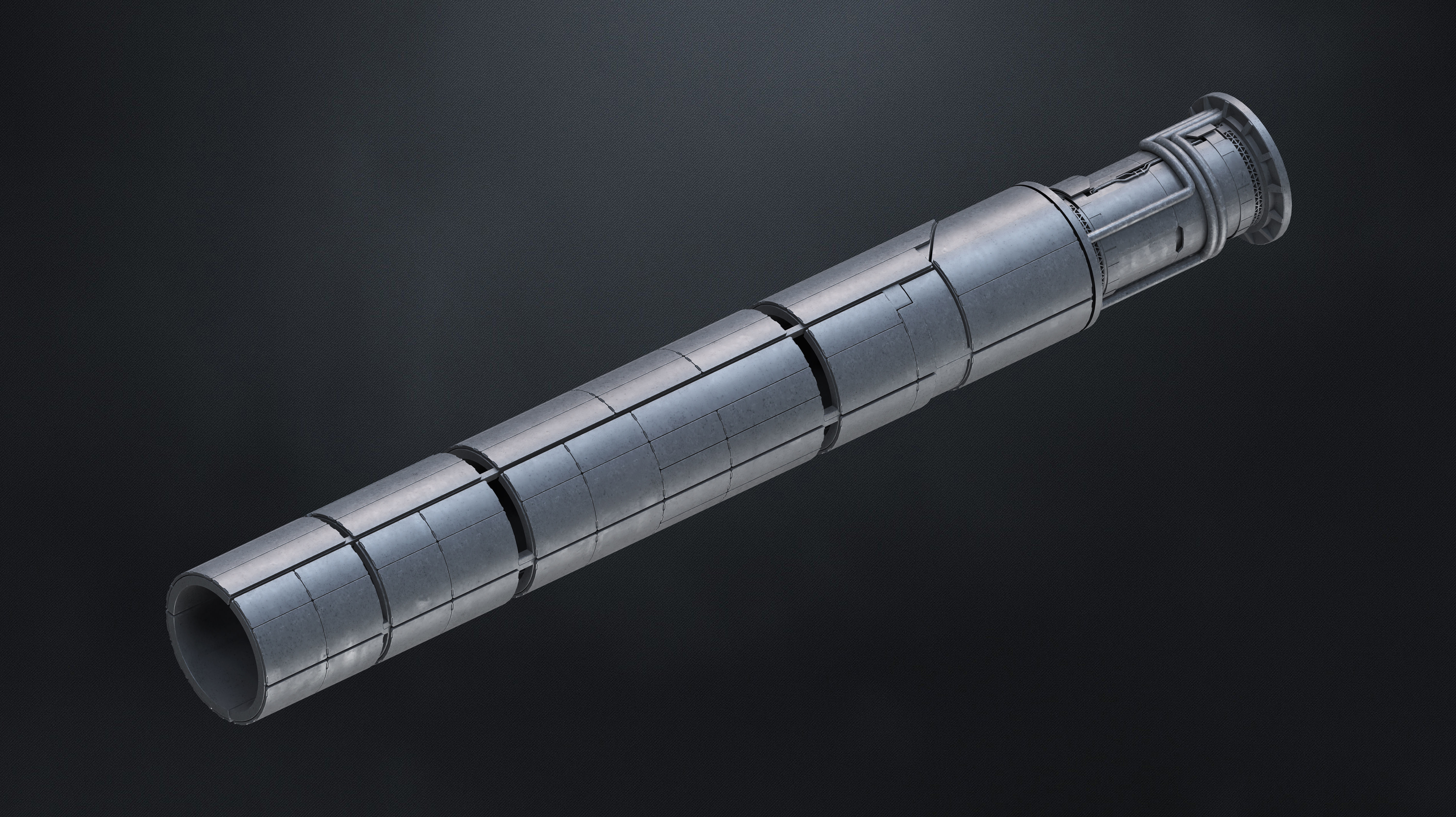 25 SUB-D Megascale Architectural Kitbash Elements Vol I 3D model_4